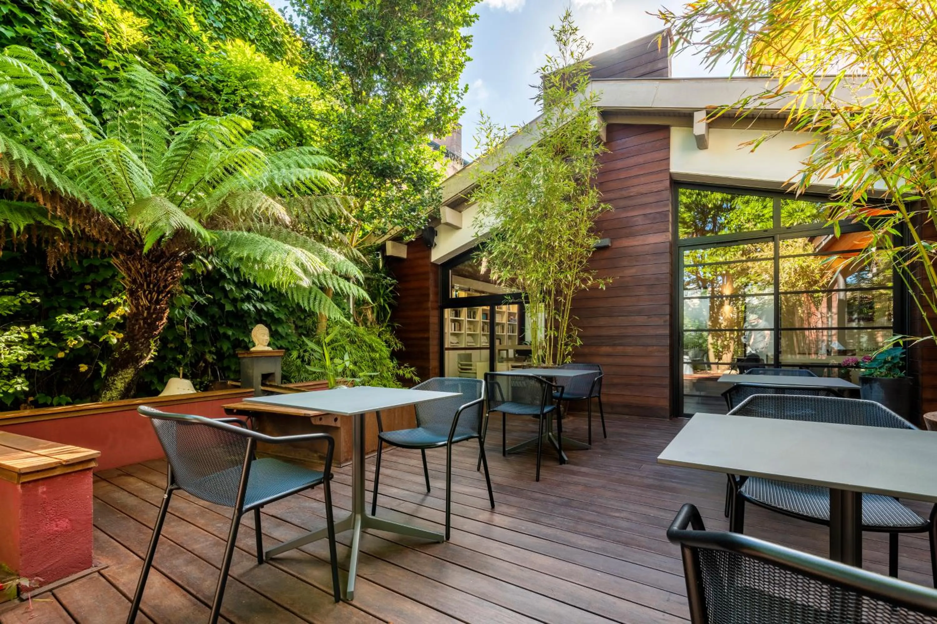 Patio in Hotel Villa Koegui Biarritz