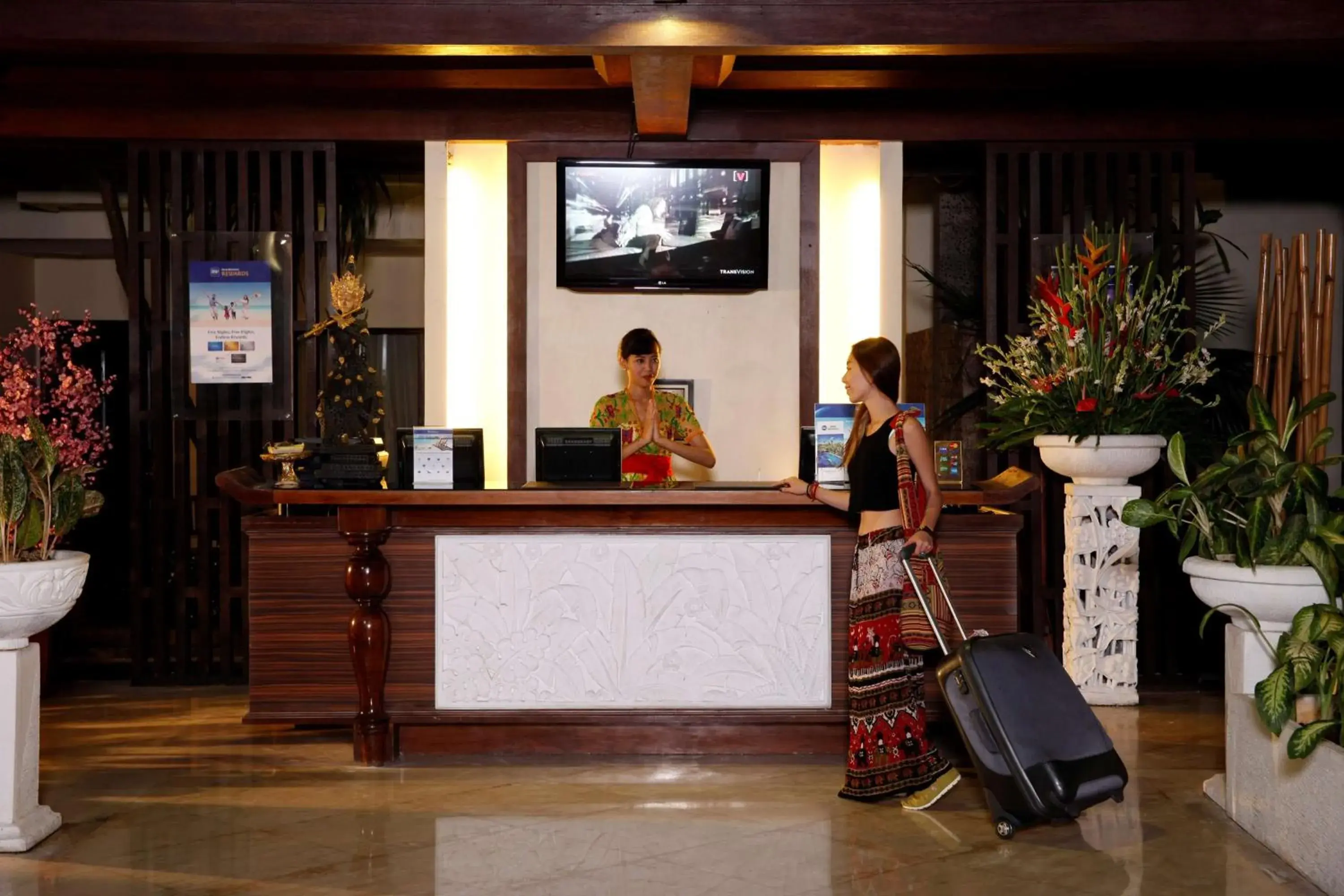 Lobby or reception in Best Western Resort Kuta Lobby or reception in Best Western Resort Kuta