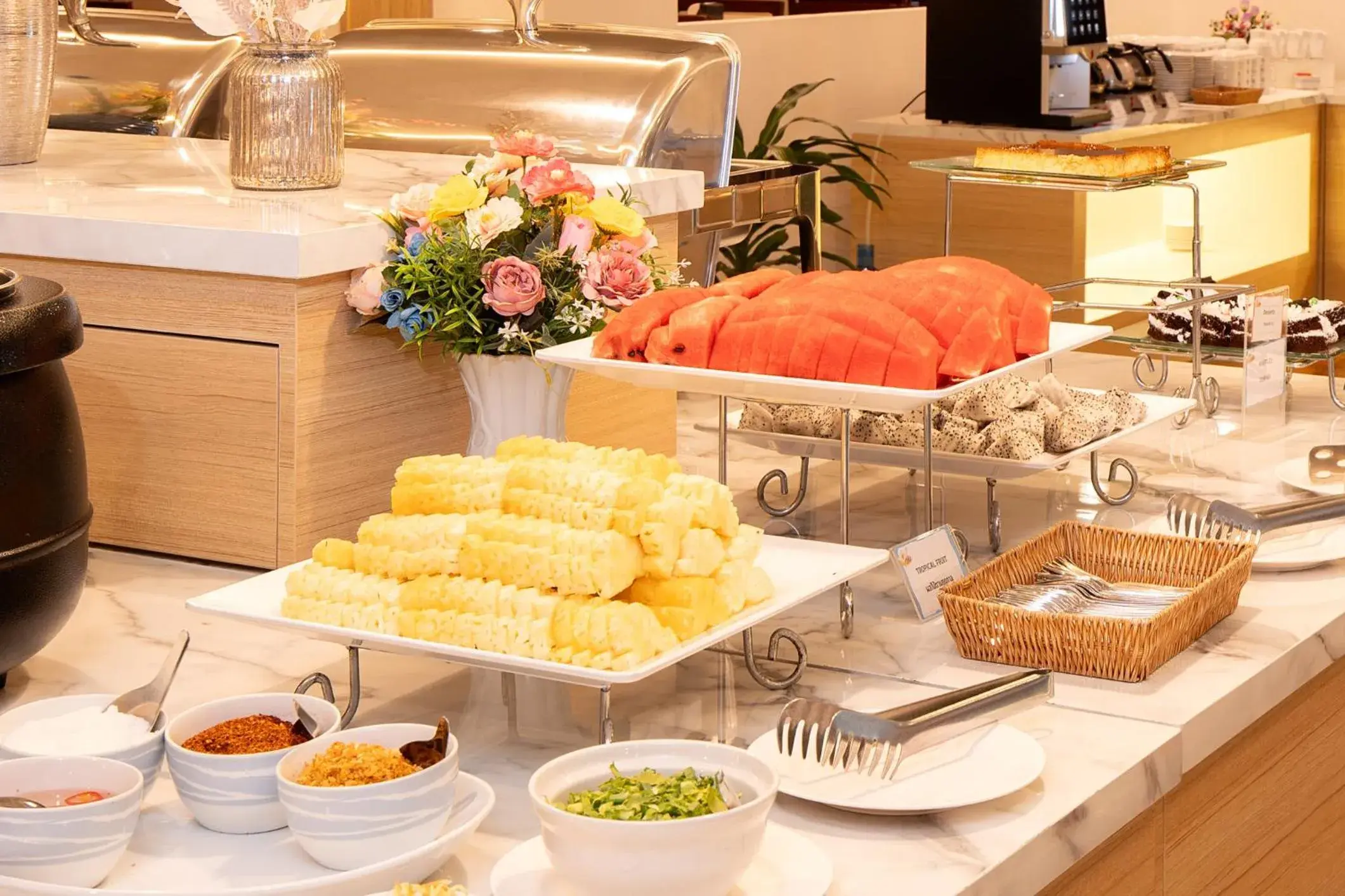 Buffet breakfast in Jomtien Thani Hotel Buffet breakfast in Jomtien Thani Hotel