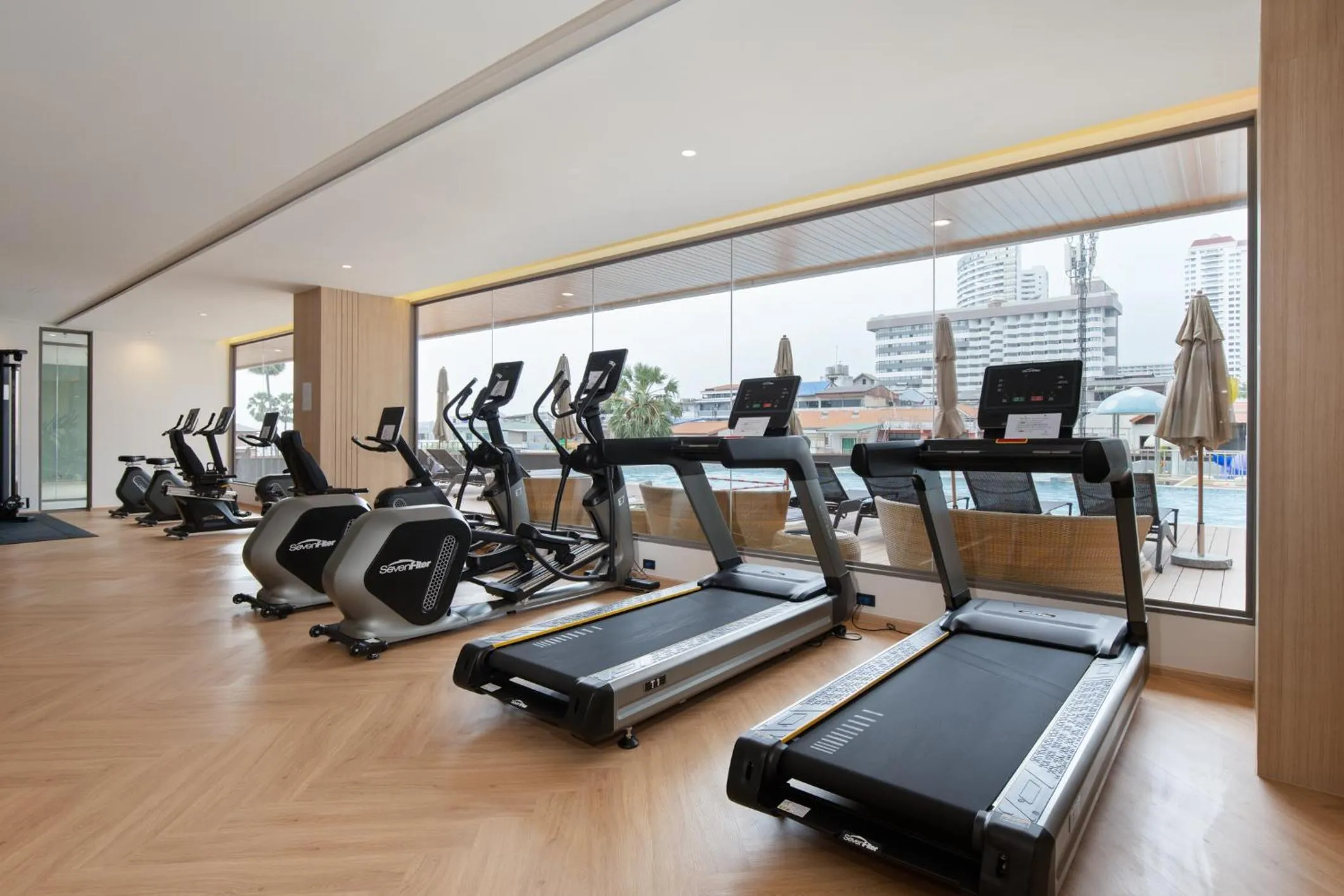 Fitness centre/facilities in Jomtien Thani Hotel