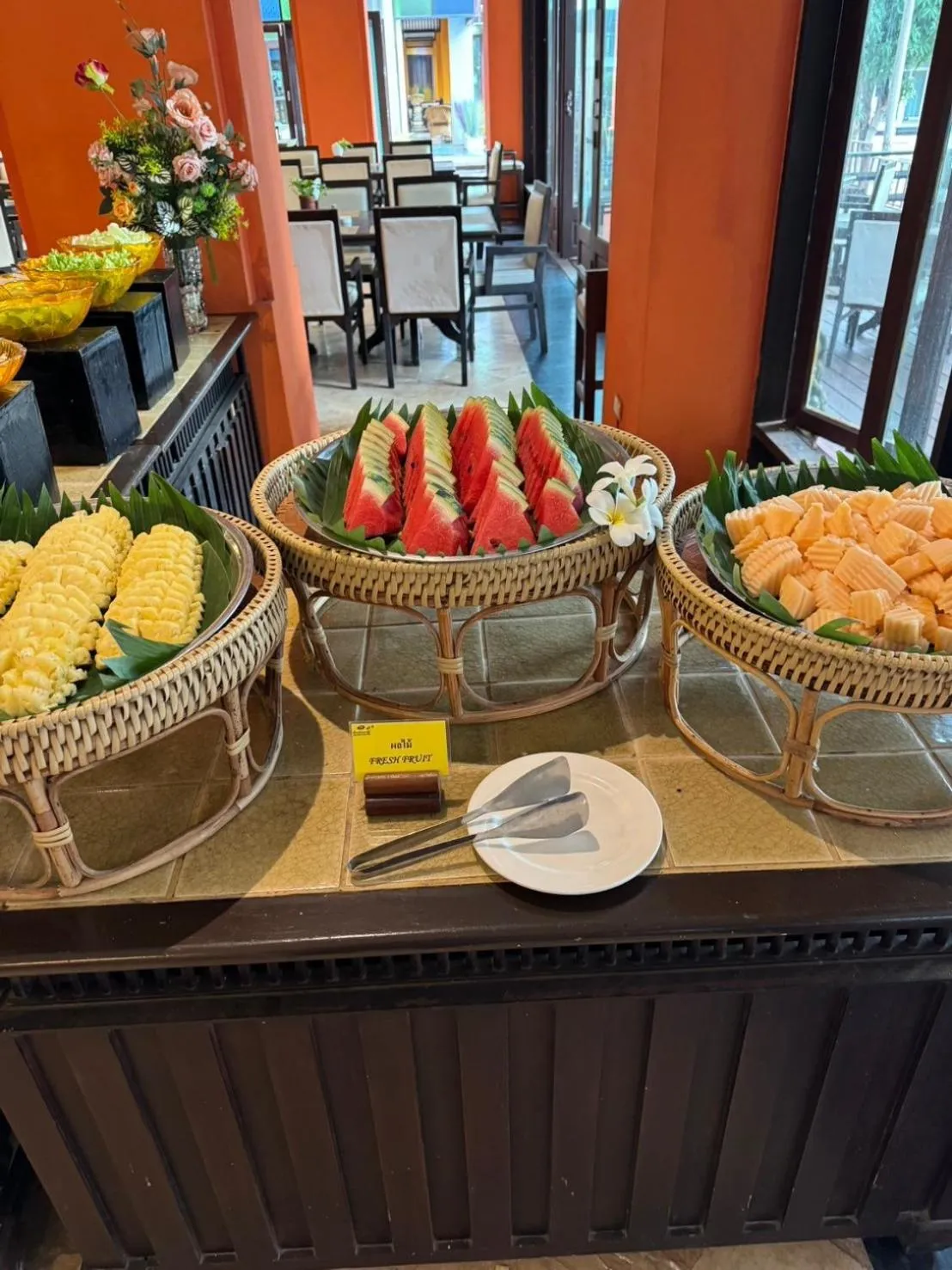 Breakfast in Pattawia Resort & Spa, Pranburi