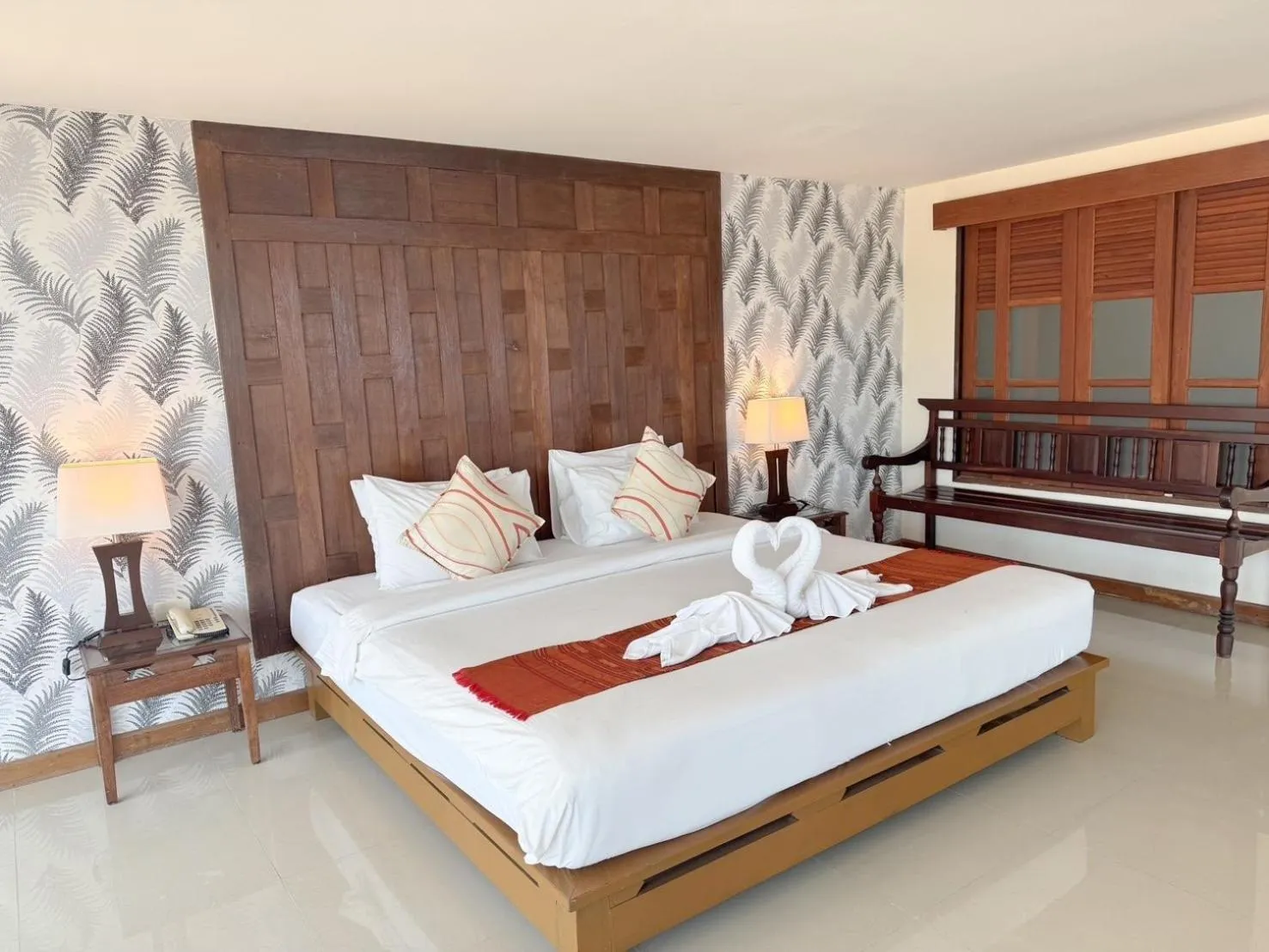 Bedroom, Bed in Pattawia Resort & Spa, Pranburi
