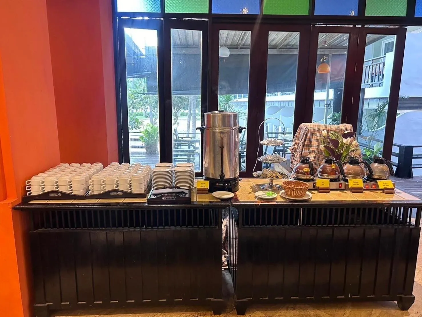 Breakfast in Pattawia Resort & Spa, Pranburi