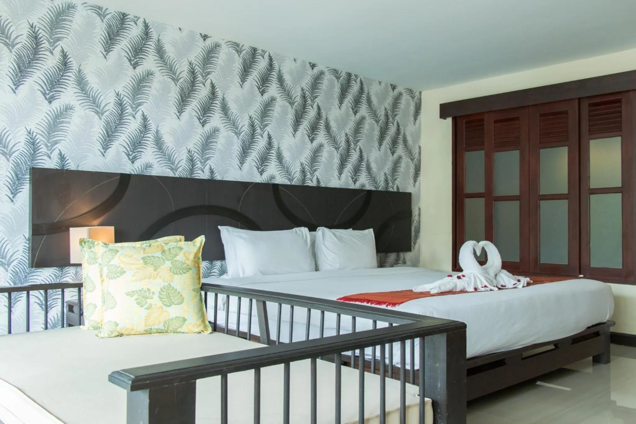 Bed in Pattawia Resort & Spa, Pranburi