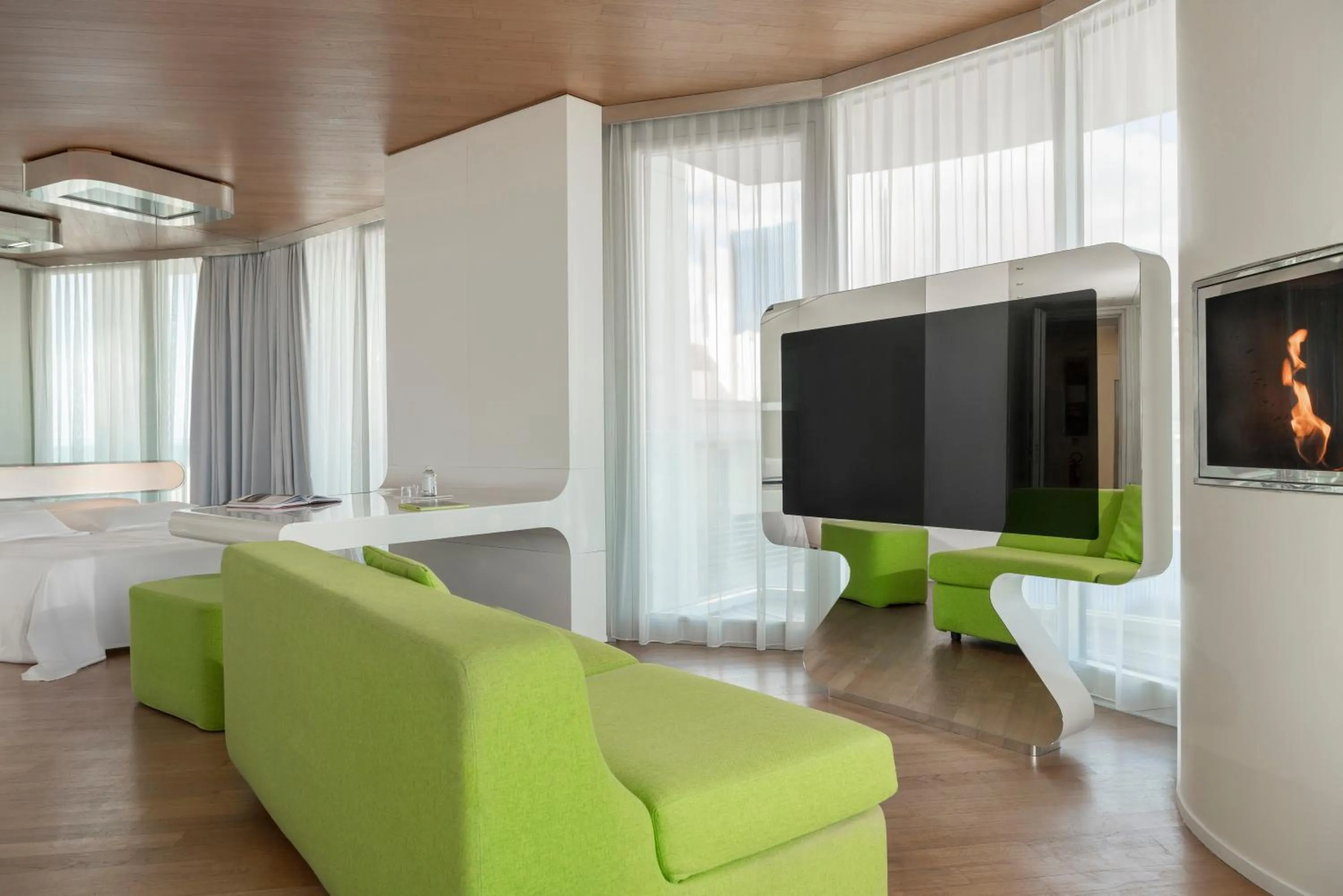 Bedroom in i-Suite Hotel