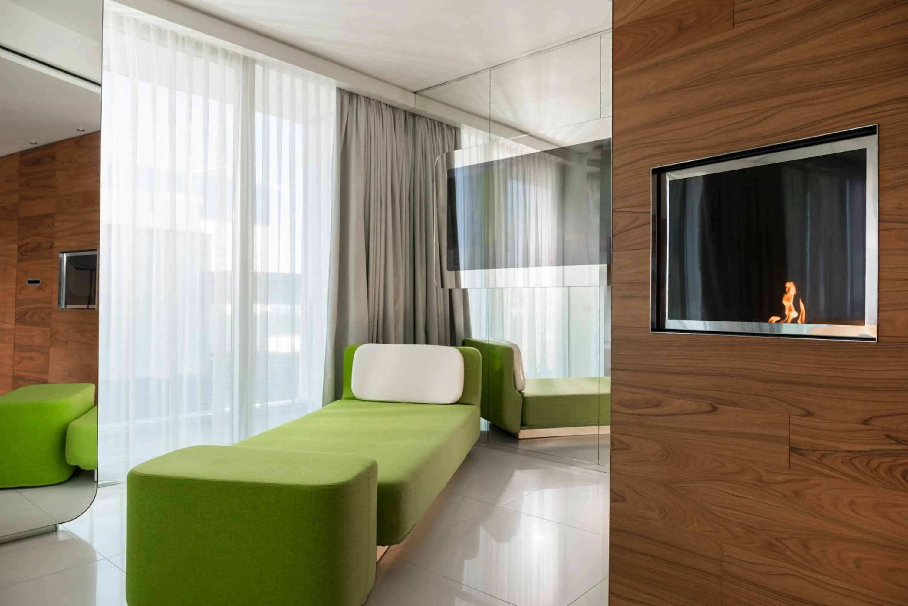 Bedroom in i-Suite Hotel