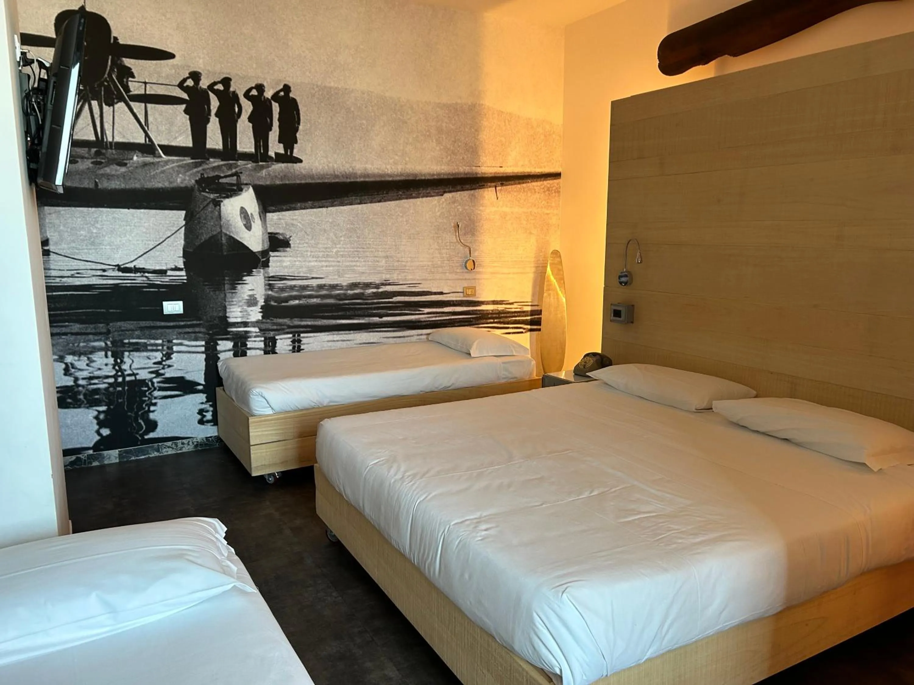 Bed in Hotel Perla - The storyhoteller