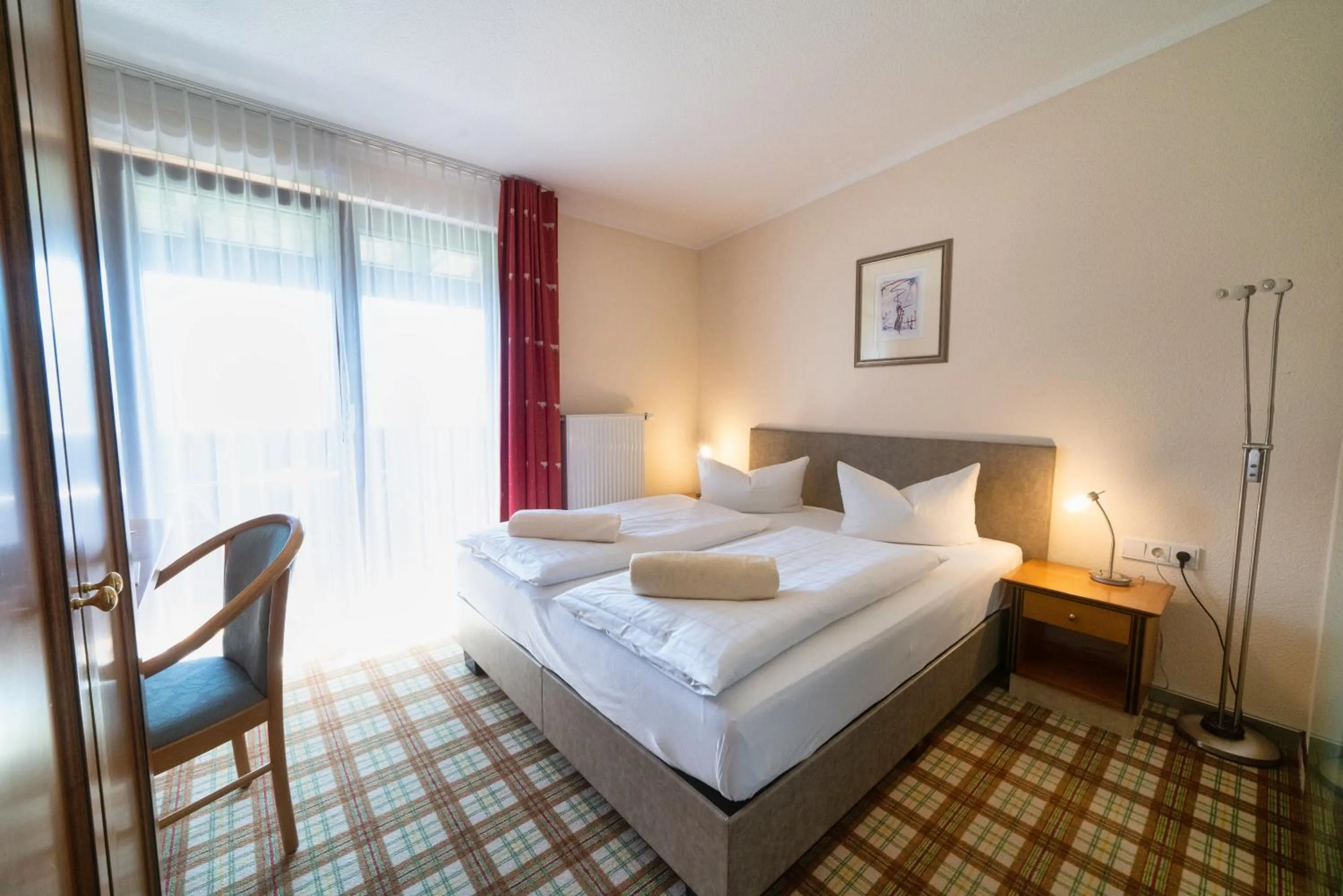 Photo of the whole room, Bed in Panoramahotel Kühbergalp