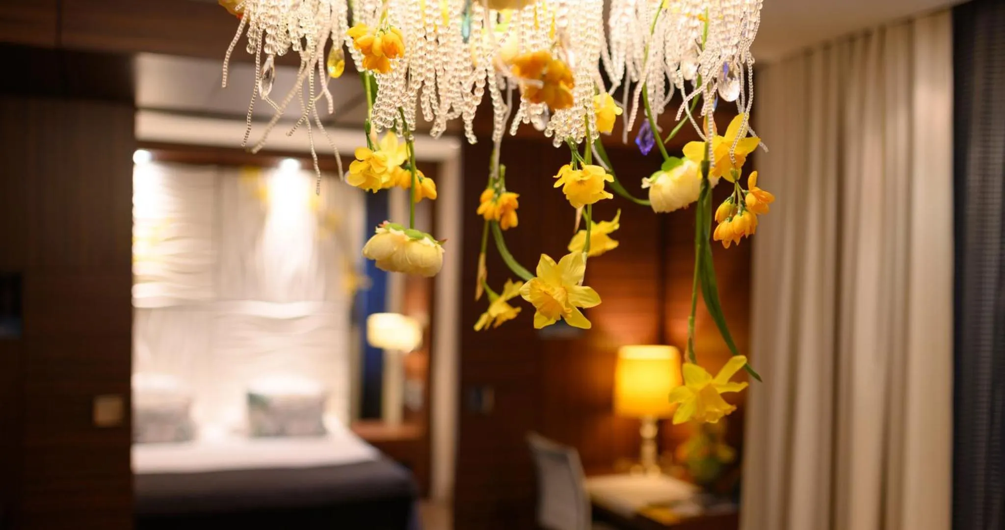 Decorative detail, Bed in Tallink Hotel Riga