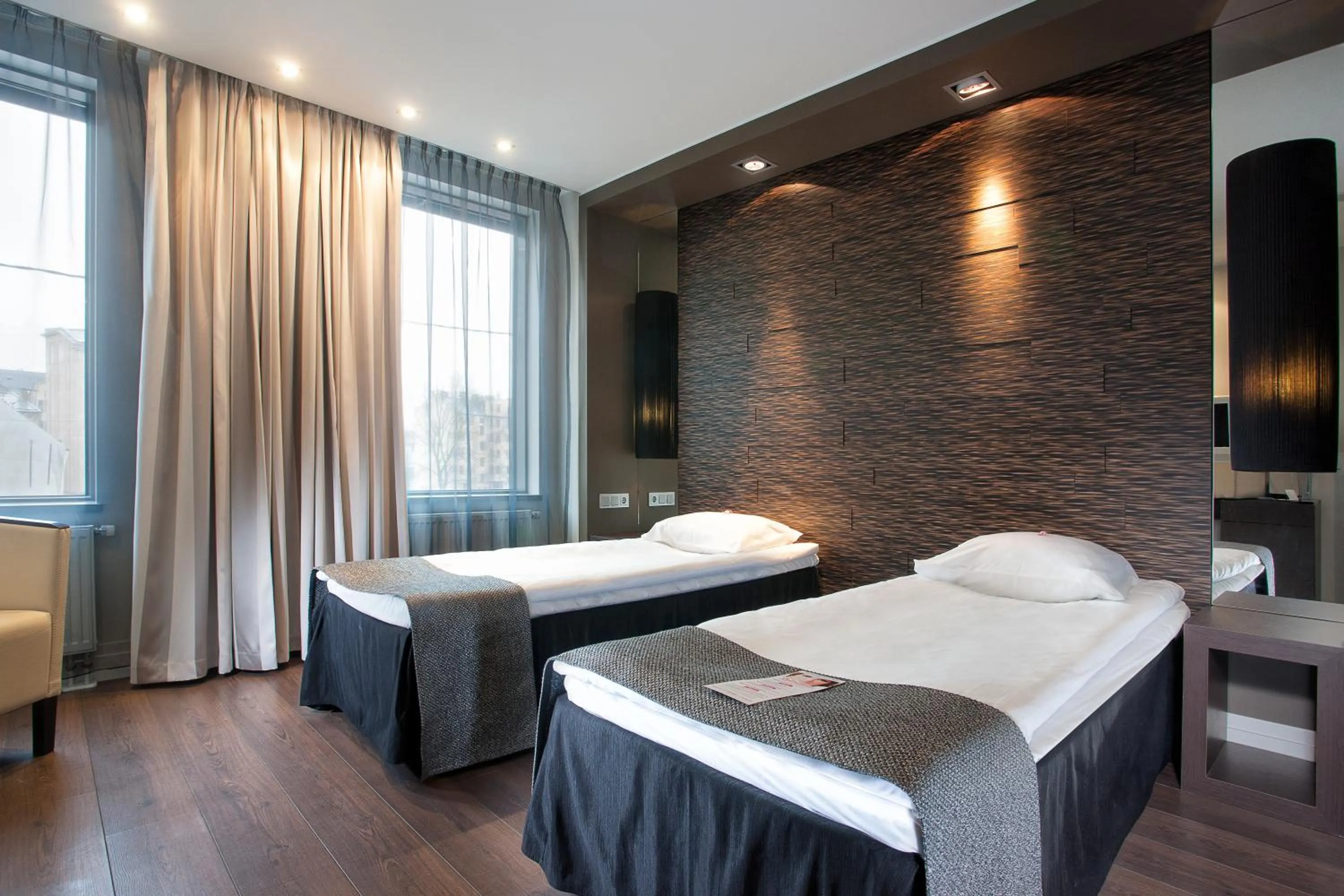 Bed in Tallink Hotel Riga