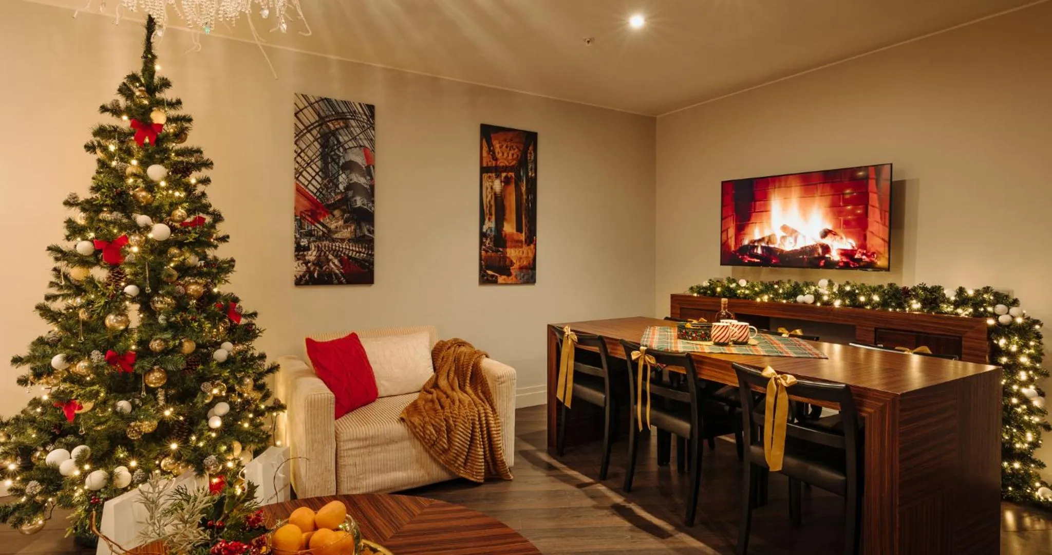 Seating area in Tallink Hotel Riga