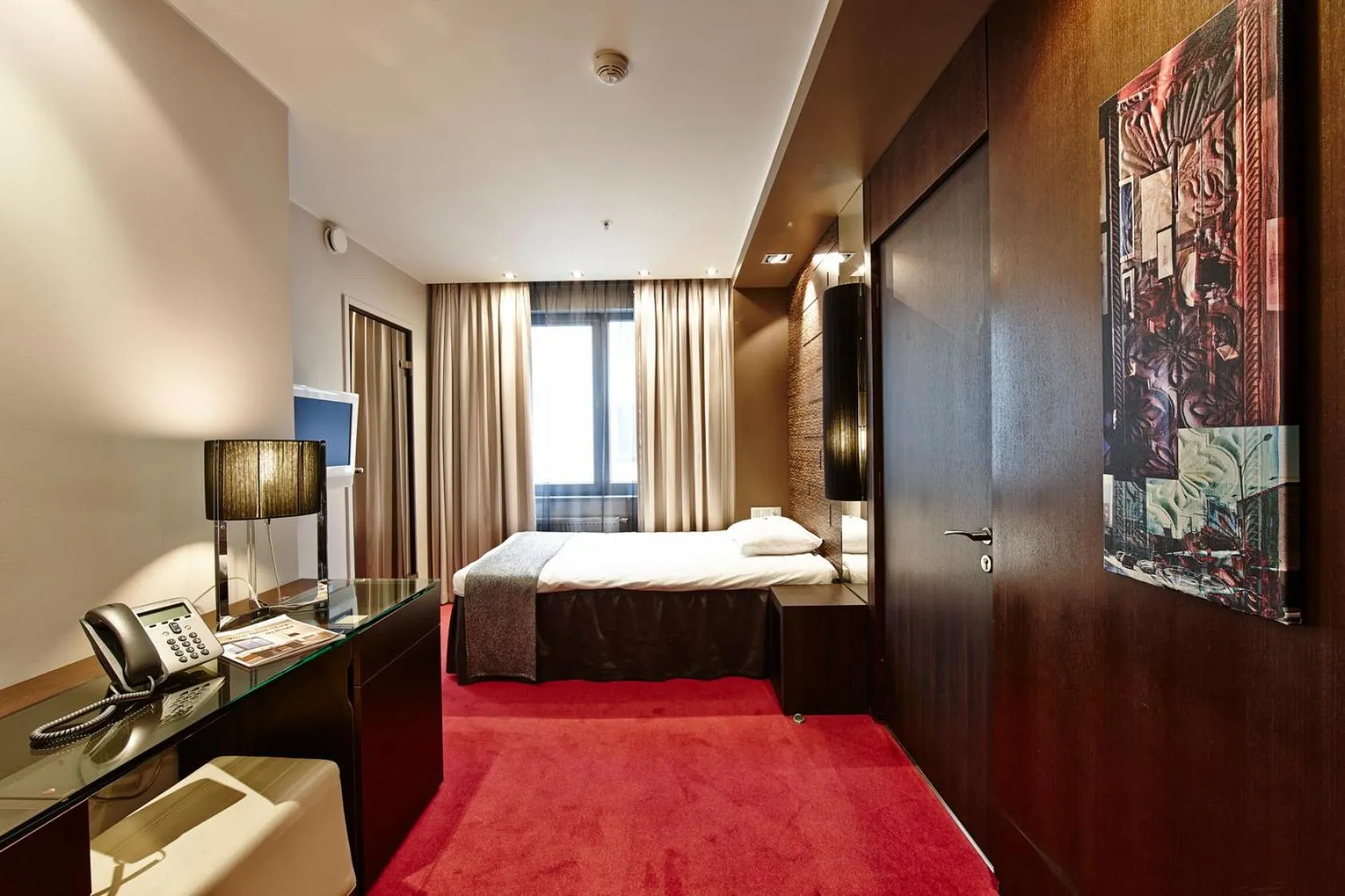 Bed in Tallink Hotel Riga