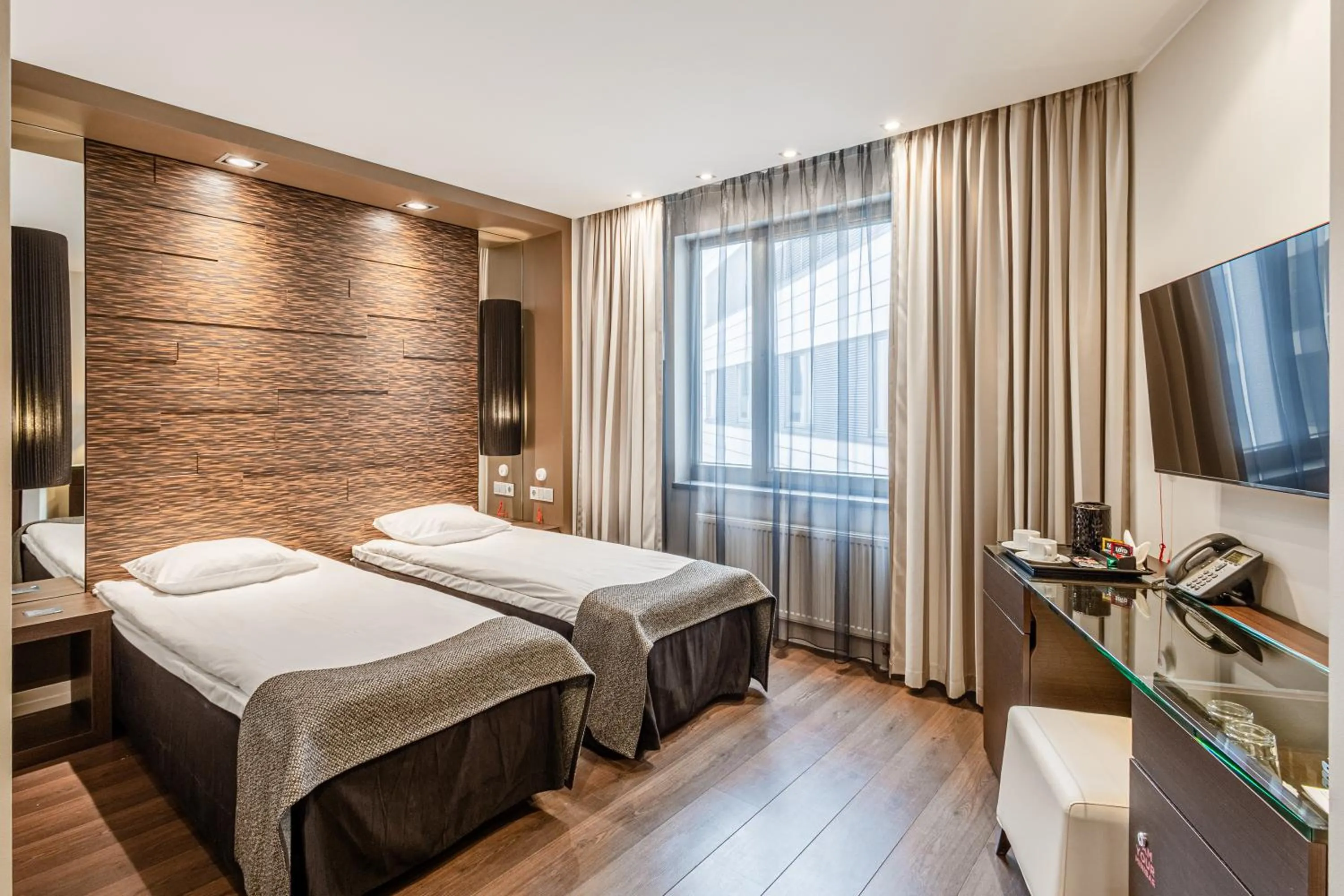 TV and multimedia, Bed in Tallink Hotel Riga