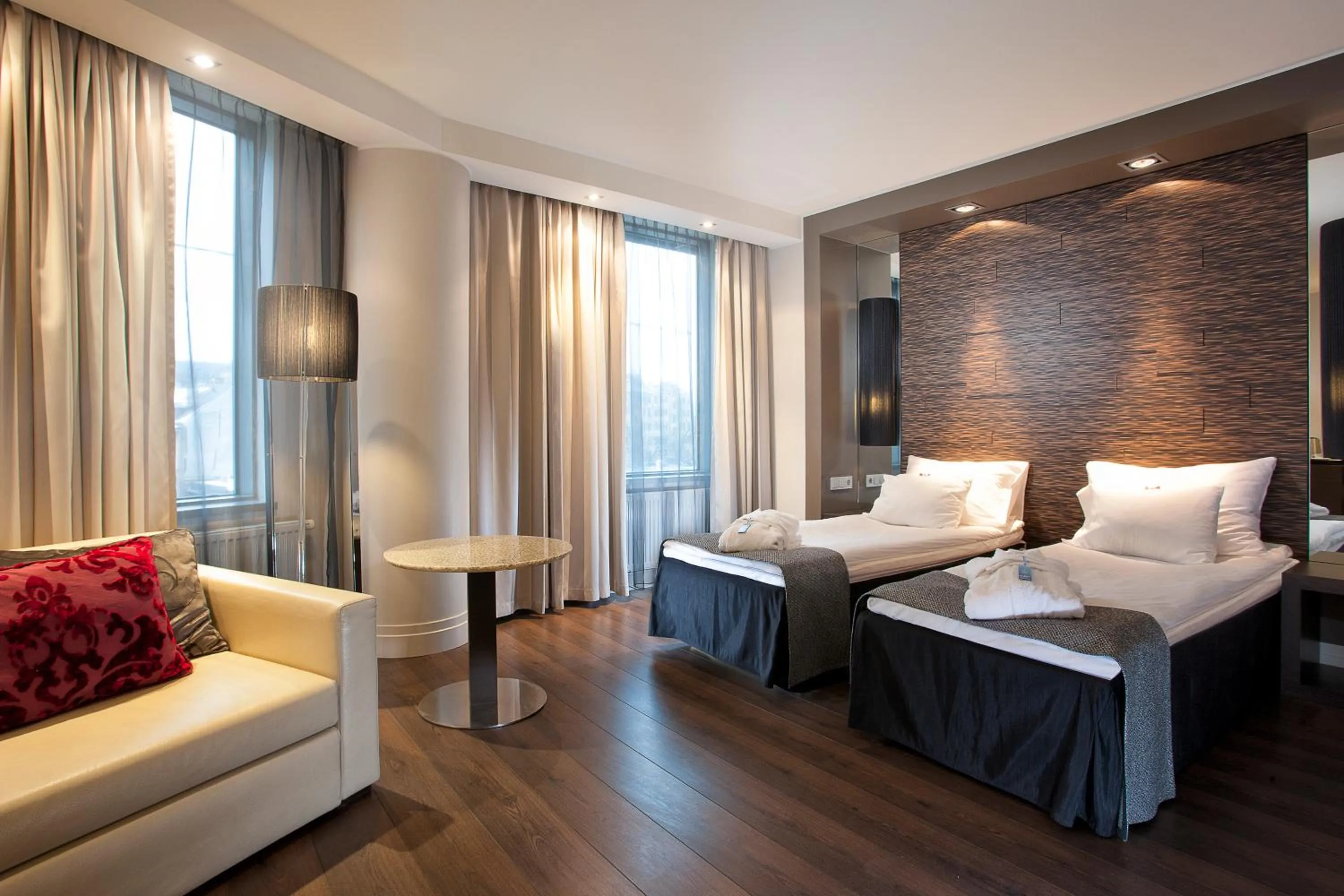 Bed in Tallink Hotel Riga