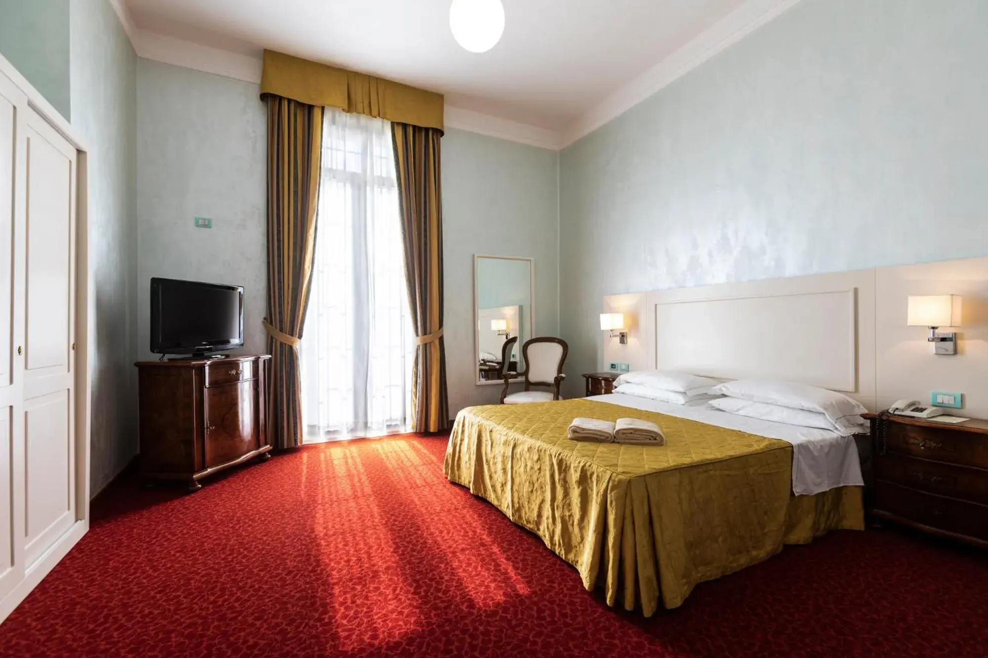 Bed in Grand Hotel Cesenatico