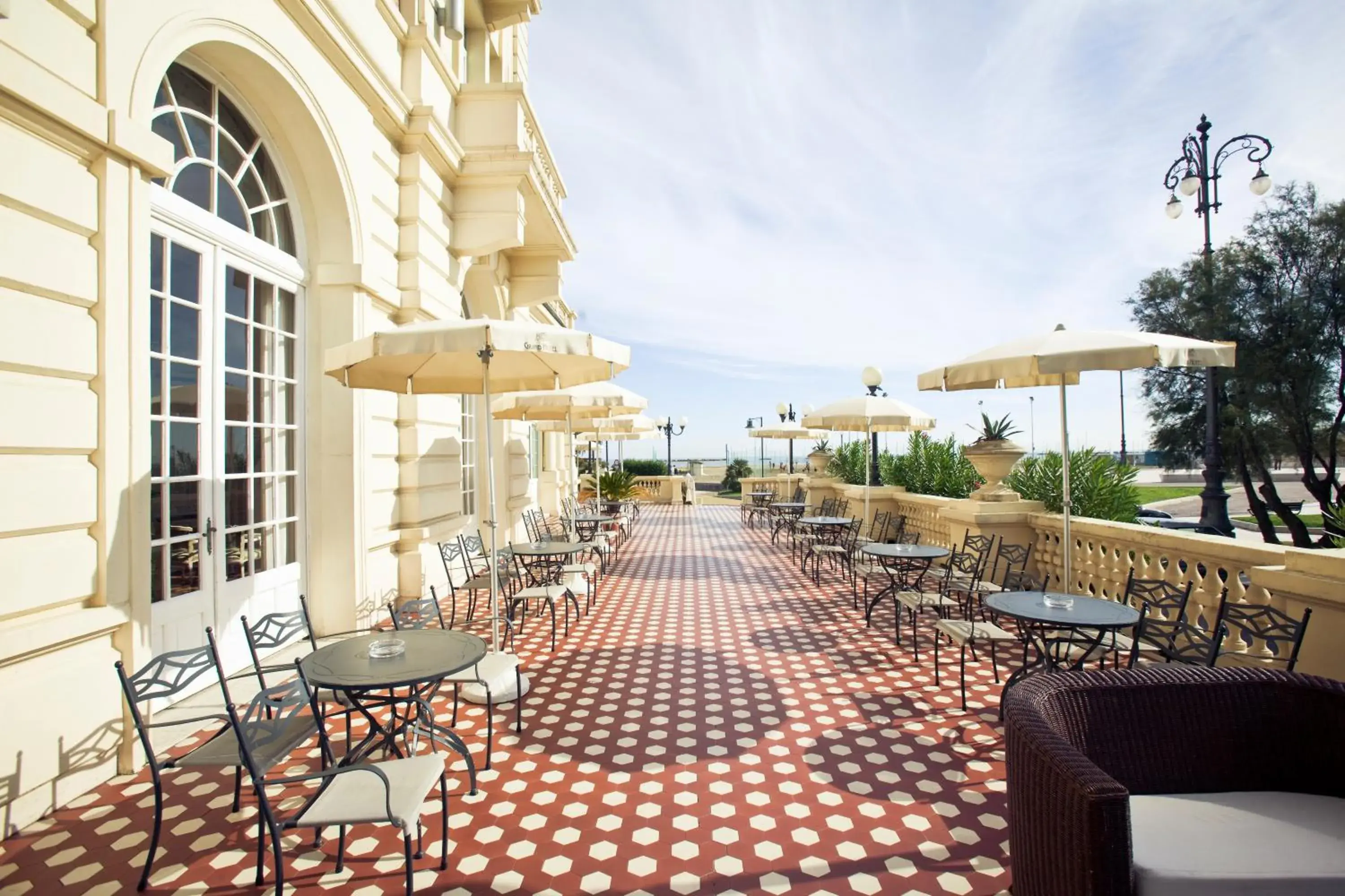Balcony/Terrace, Restaurant/Places to Eat in Grand Hotel Cesenatico