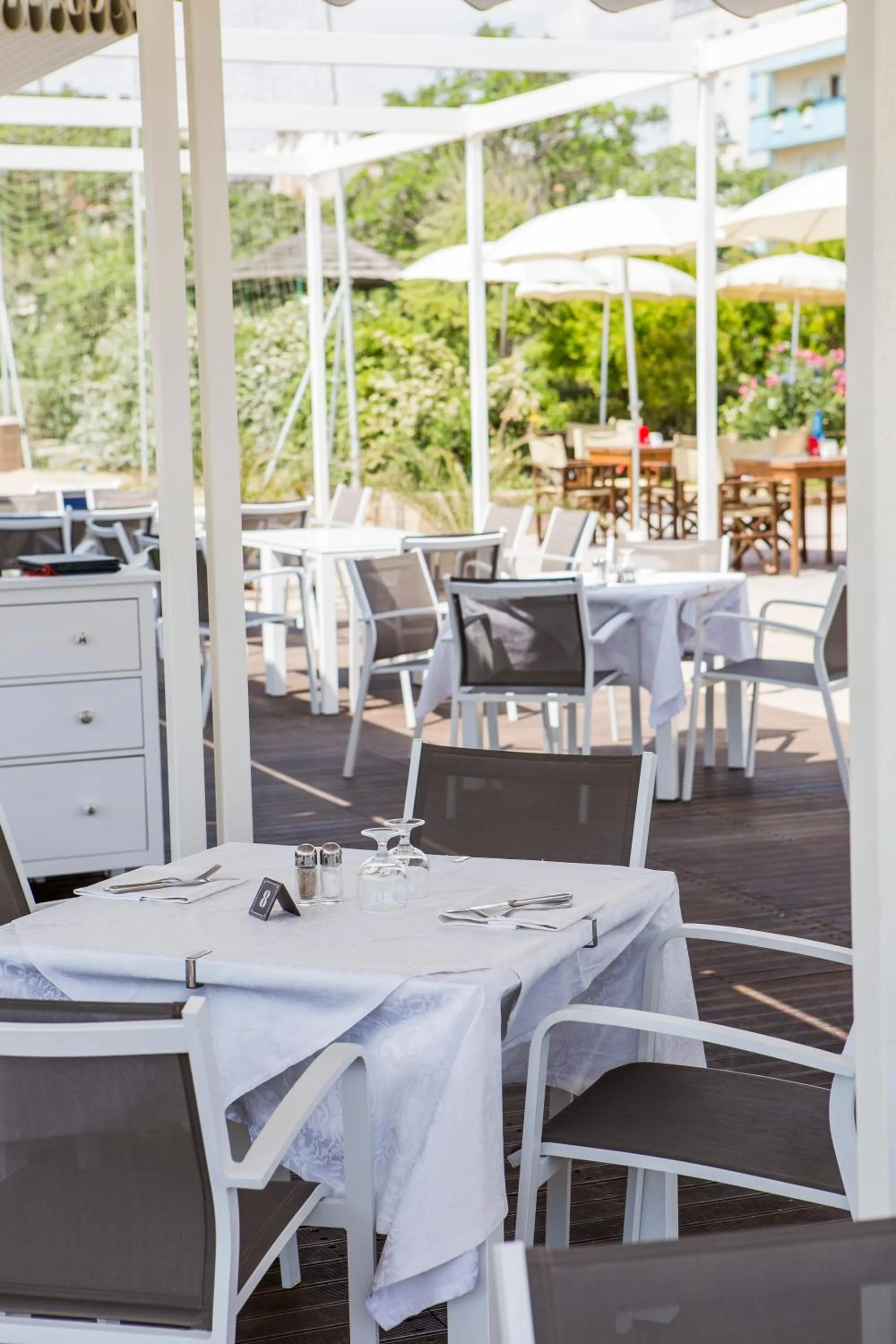 Beach in Grand Hotel Cesenatico