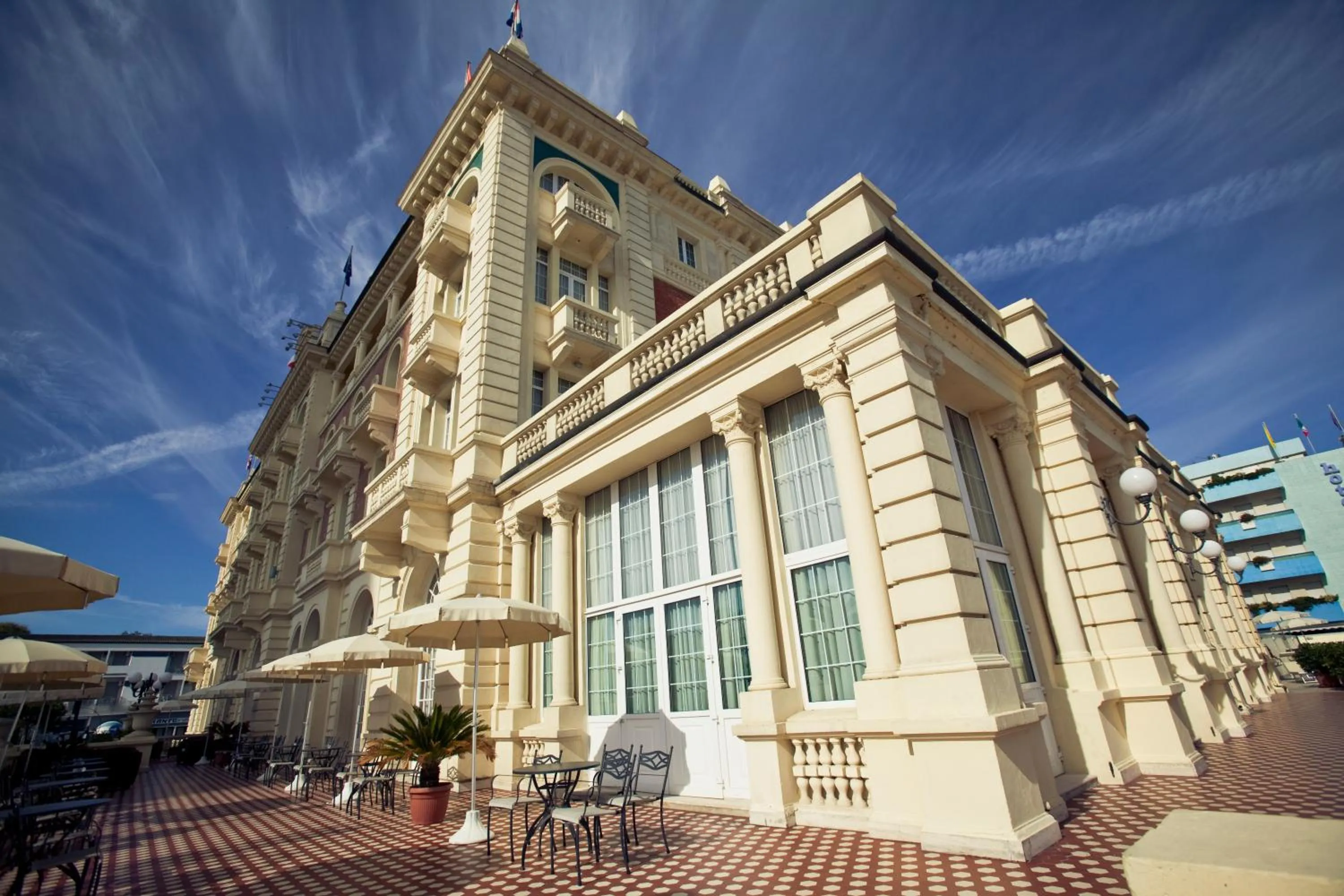 Facade/entrance in Grand Hotel Cesenatico