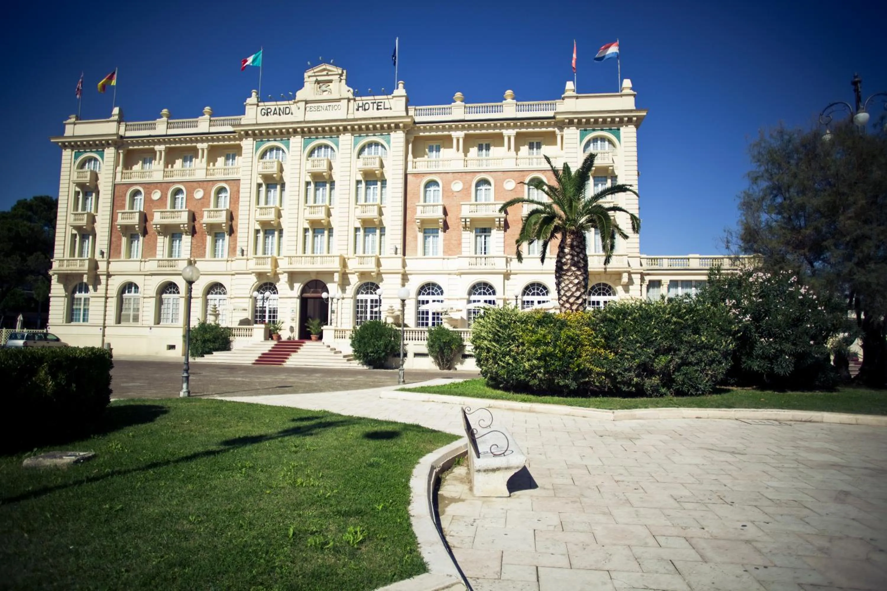 Facade/entrance in Grand Hotel Cesenatico