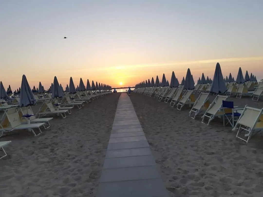 Beach in Grand Hotel Cesenatico