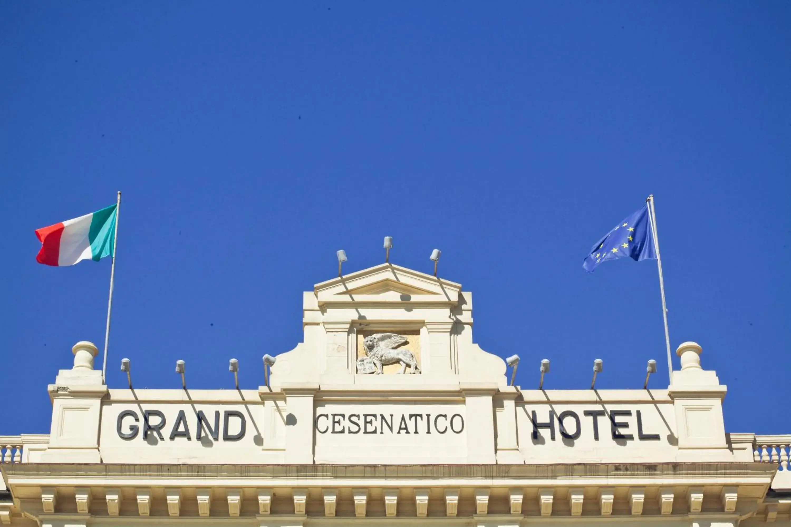 Decorative detail in Grand Hotel Cesenatico