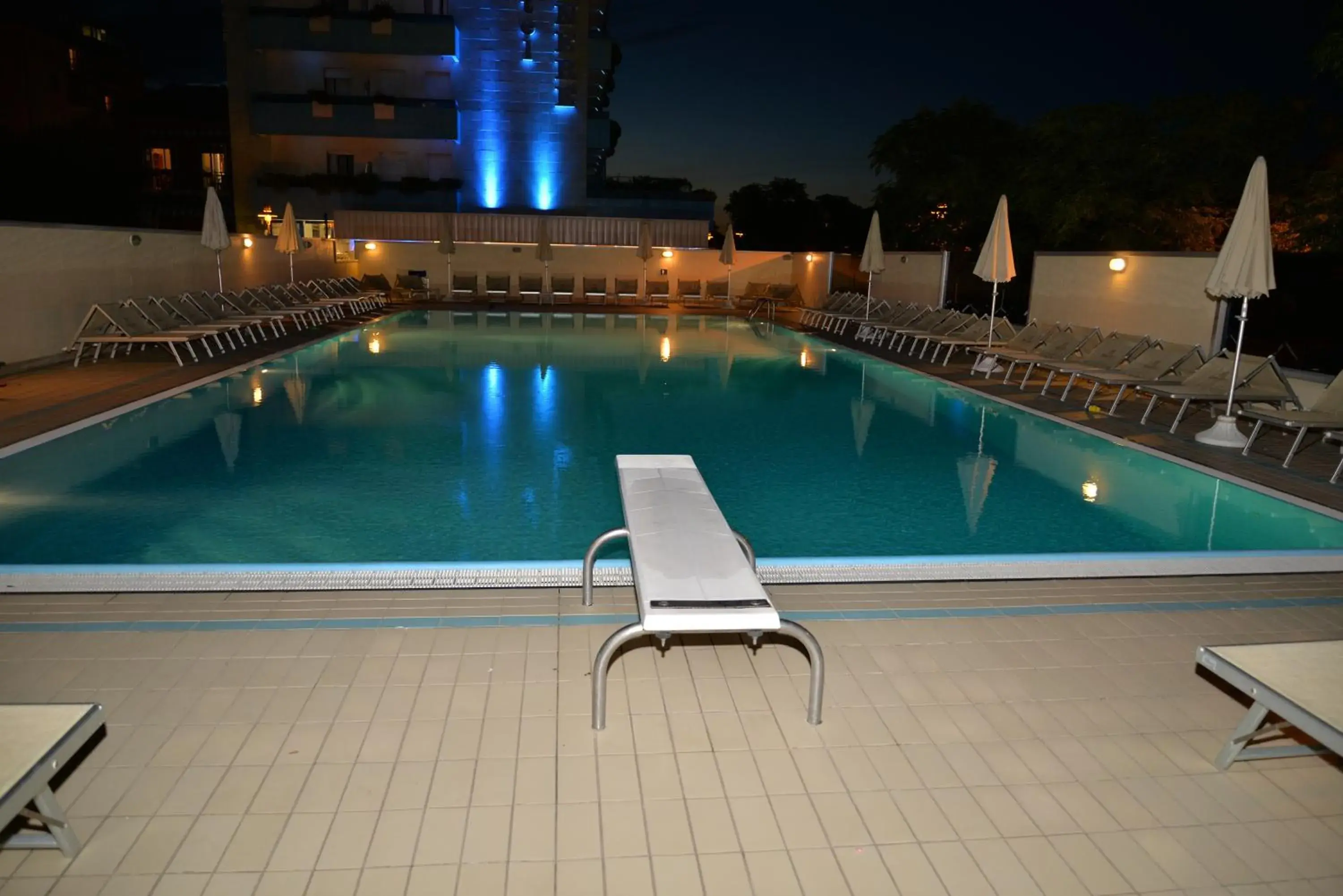 Balcony/Terrace, Swimming Pool in Grand Hotel Cesenatico