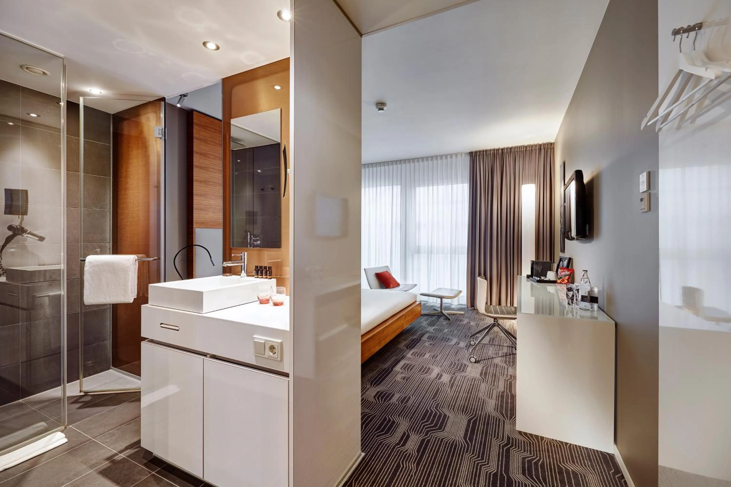 Bed in LEGERE HOTEL Luxembourg