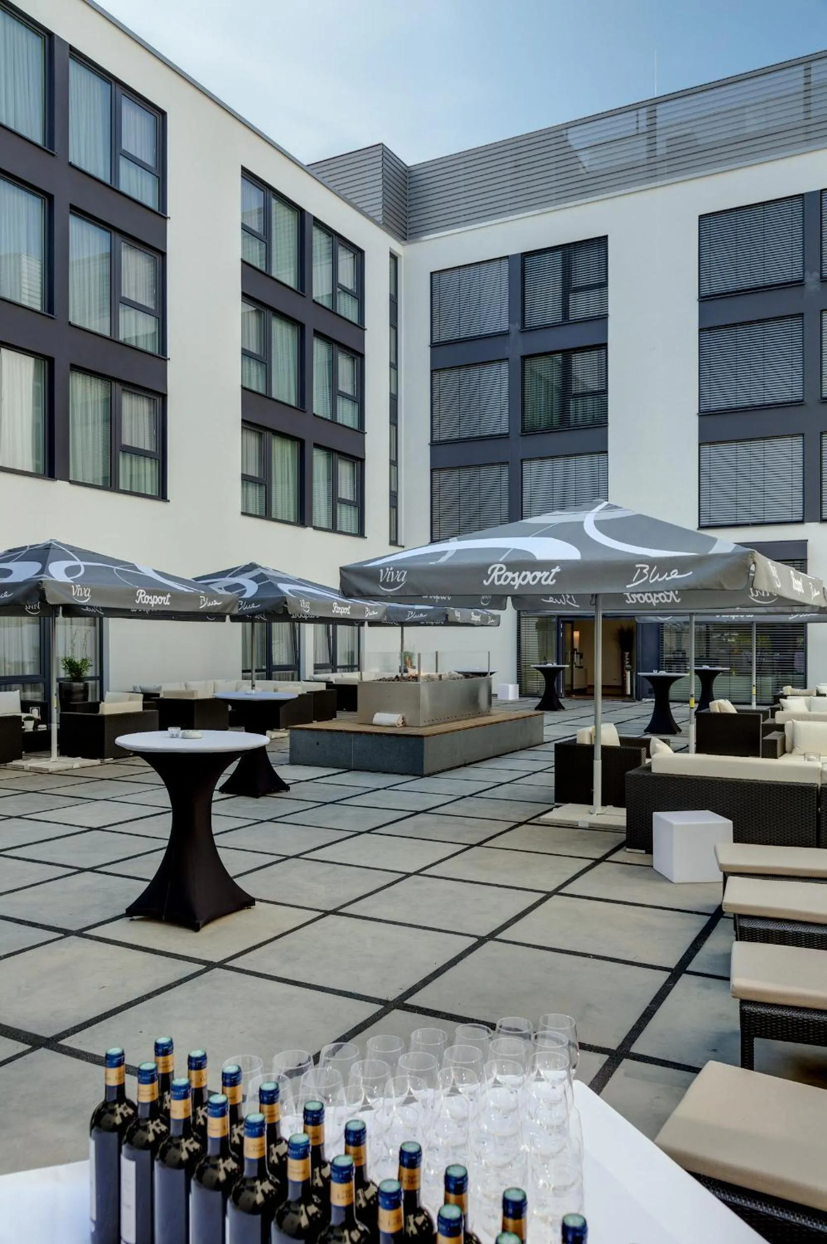 Balcony/Terrace in LEGERE HOTEL Luxembourg