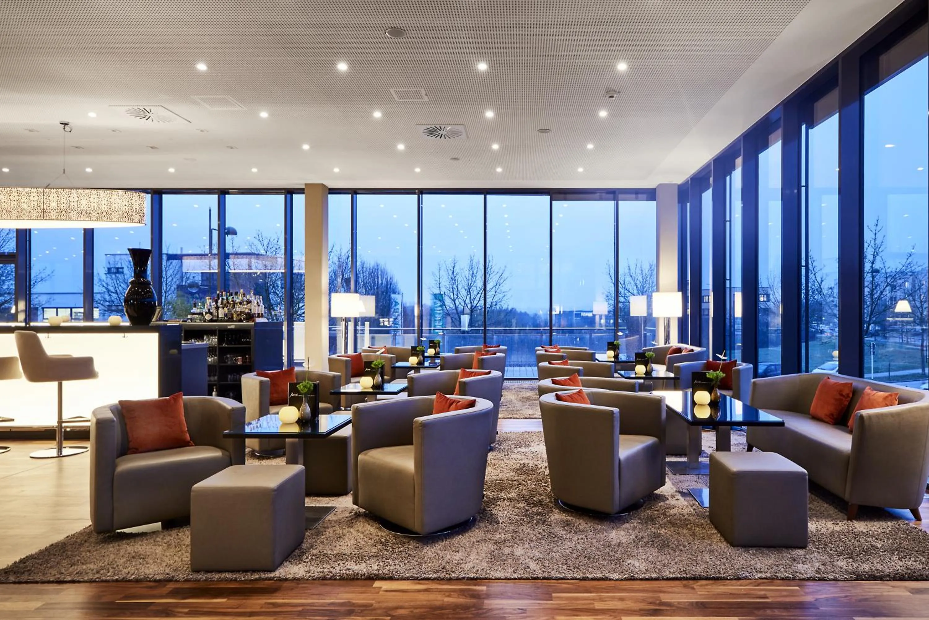 Lounge or bar in LEGERE HOTEL Luxembourg