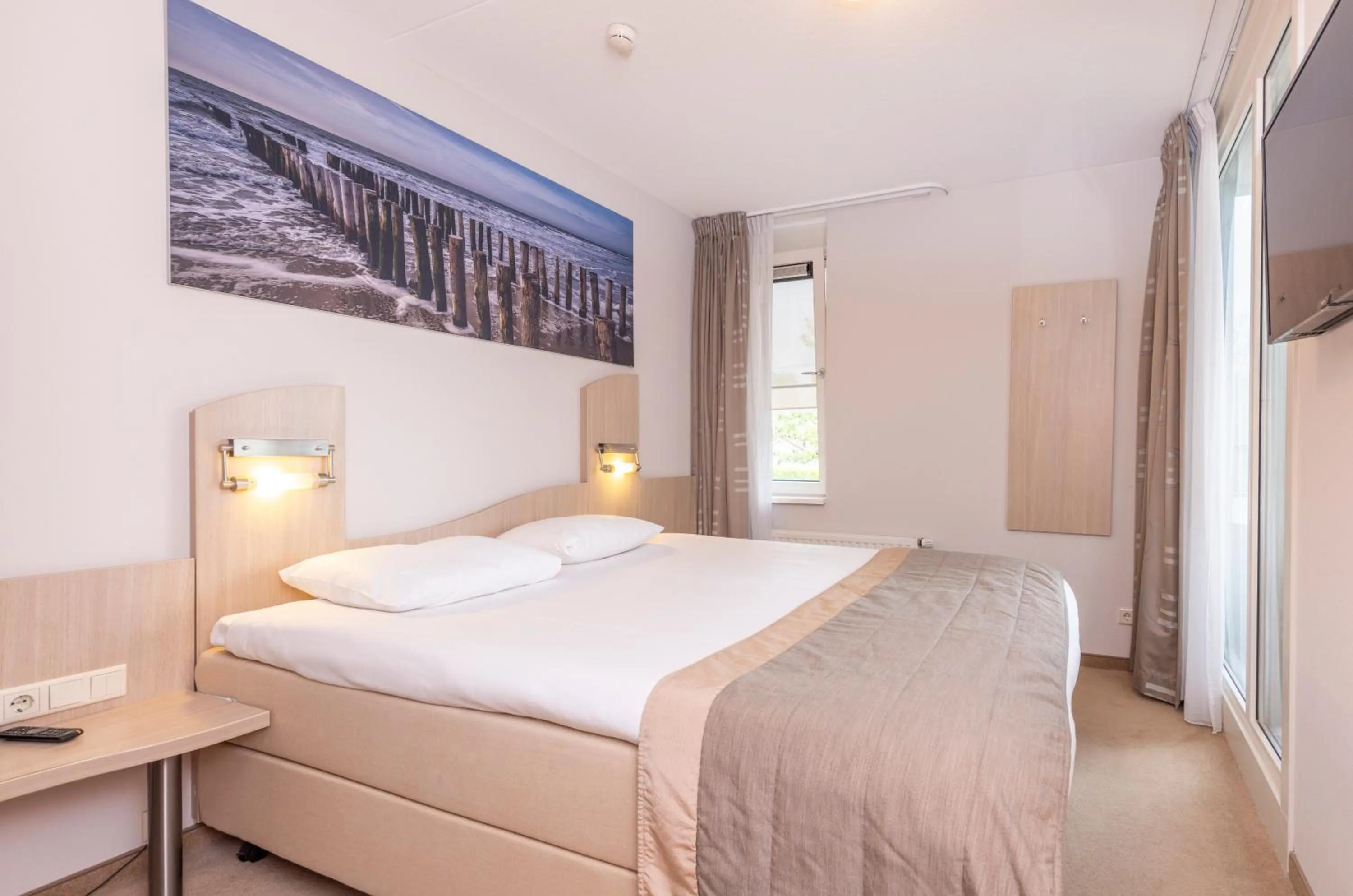 Bed in Fletcher Wellness-Hotel Kamperduinen