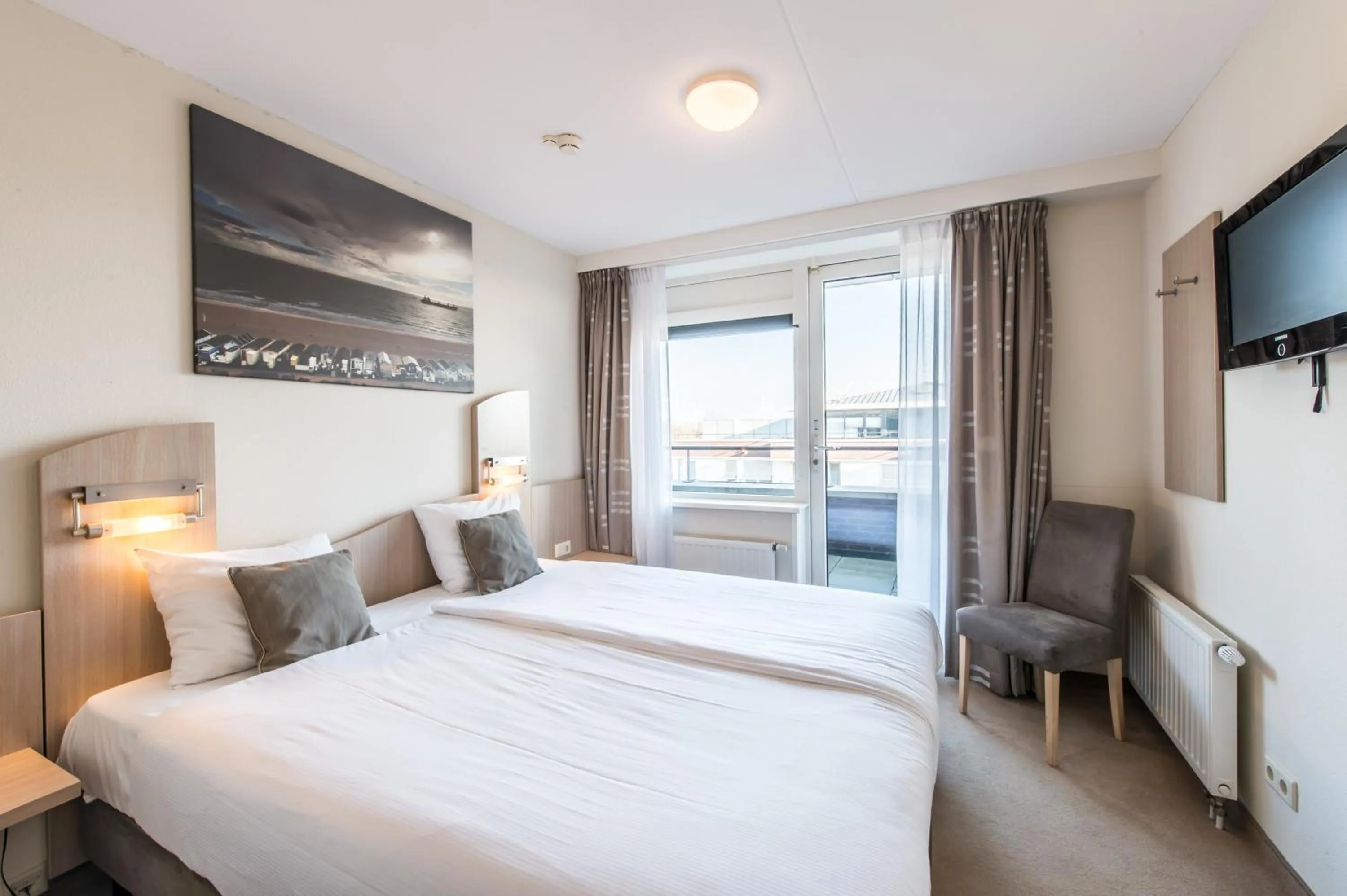 Bed in Fletcher Wellness-Hotel Kamperduinen