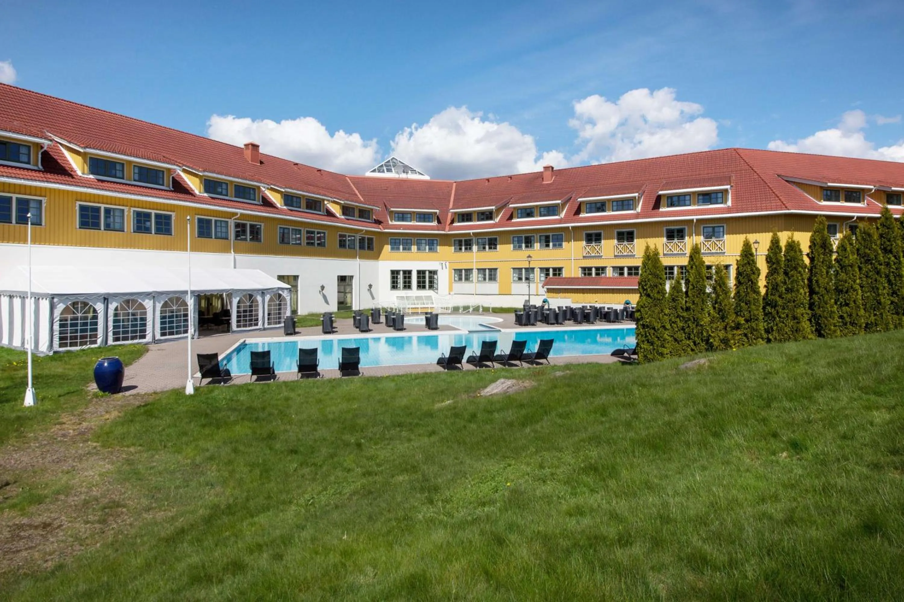 Pool view in Scandic Sørlandet