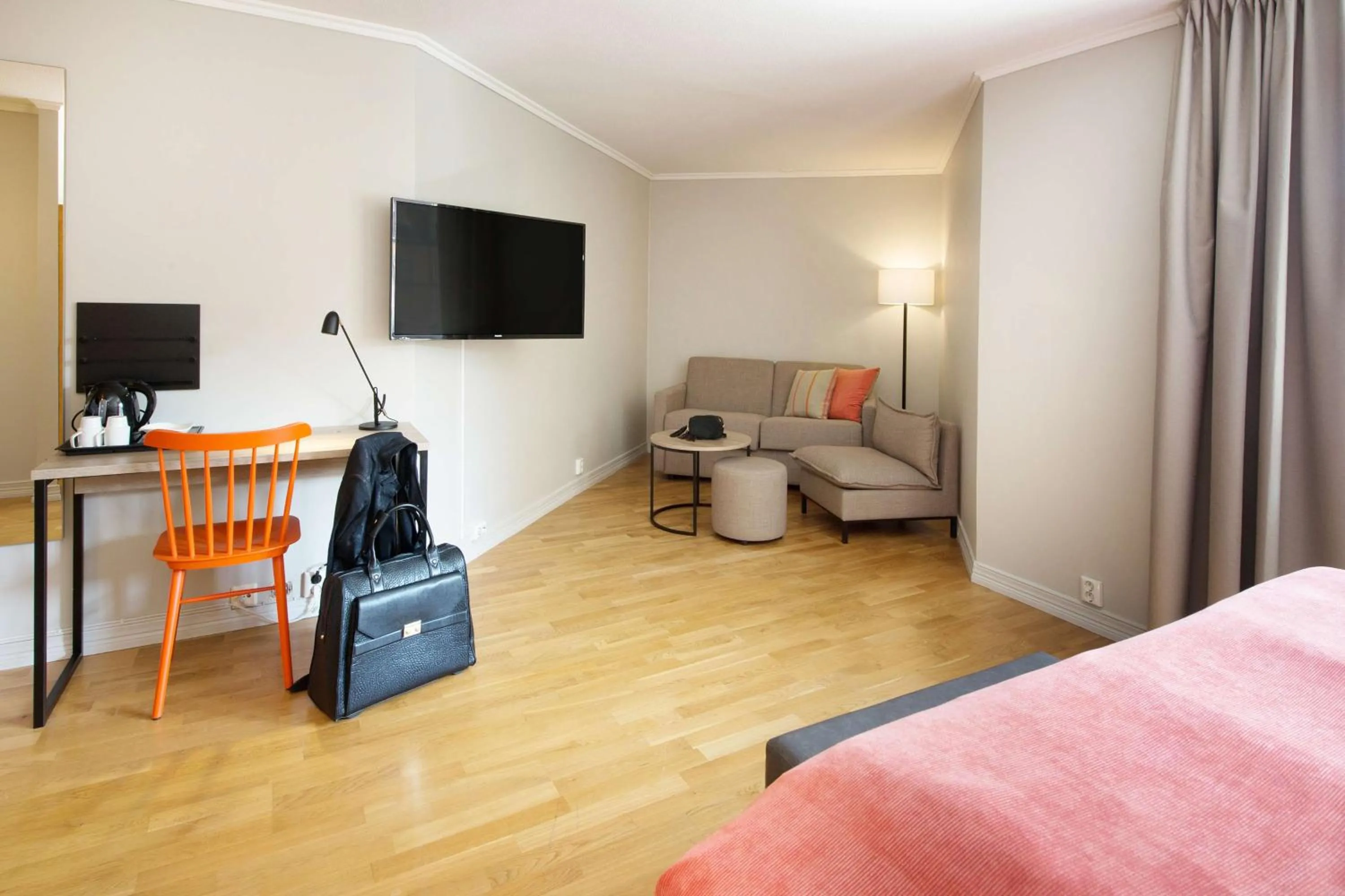 Bedroom, Bed in Scandic Sørlandet