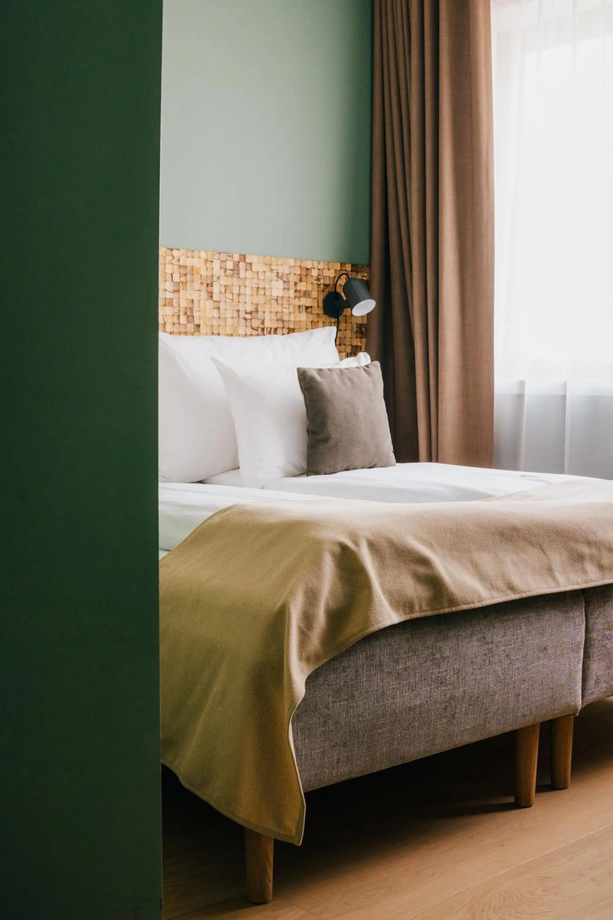 Bed in GamlaVærket Gjæstgiveri og Tracteringssted