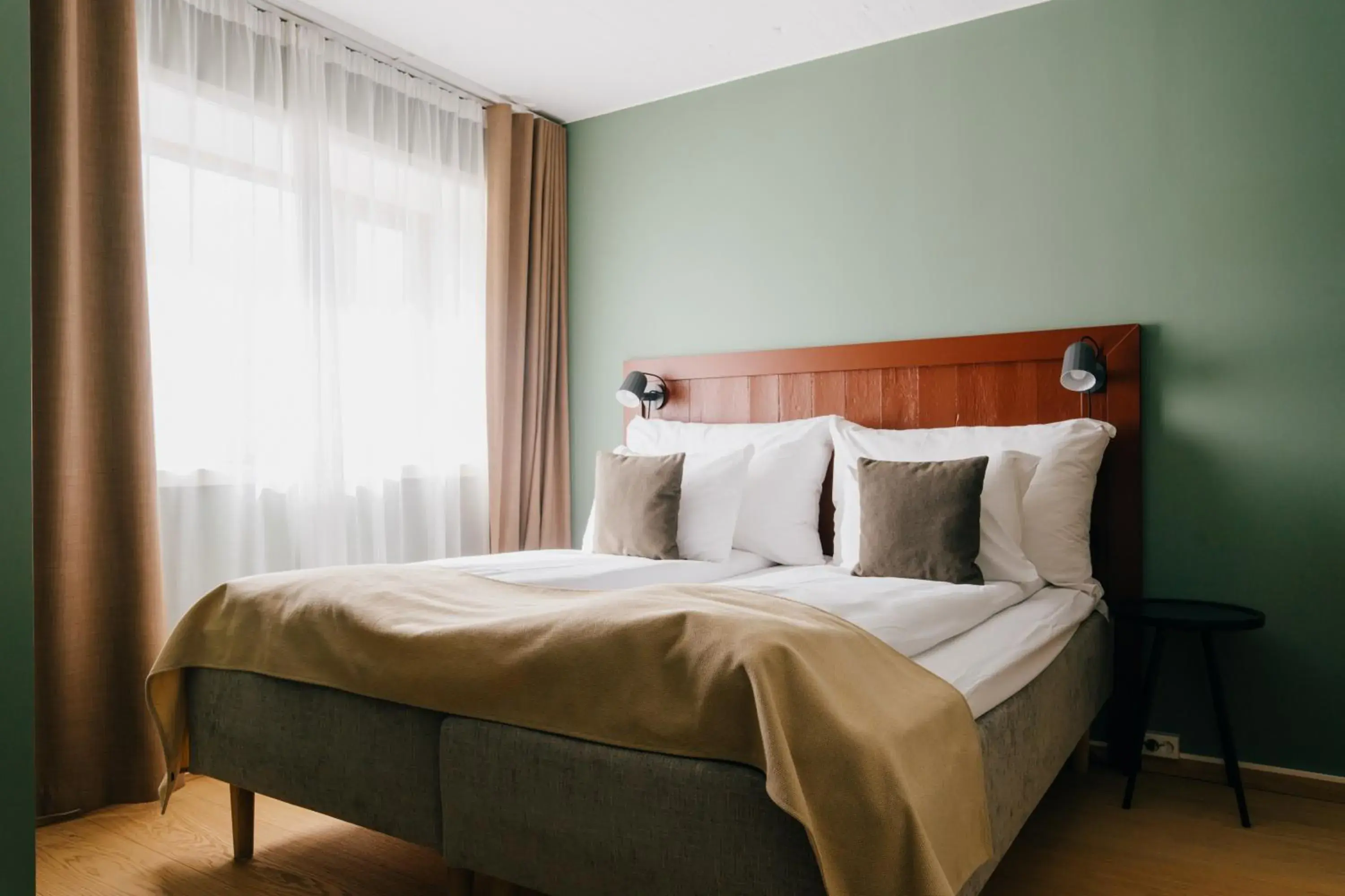 Bed in GamlaVærket Gjæstgiveri og Tracteringssted Bed in GamlaVærket Gjæstgiveri og Tracteringssted