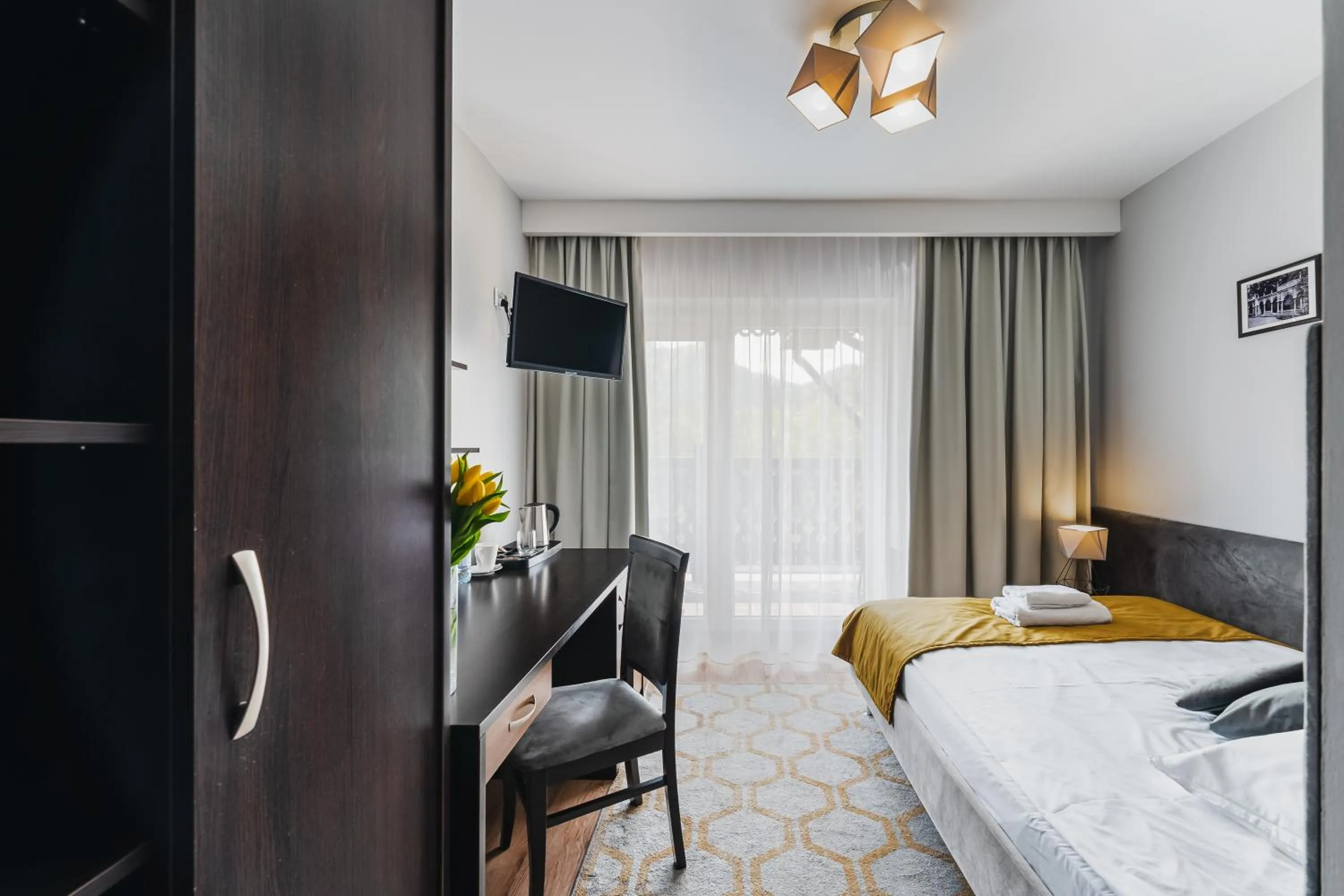 Bed in Hotel Smile Pieniny