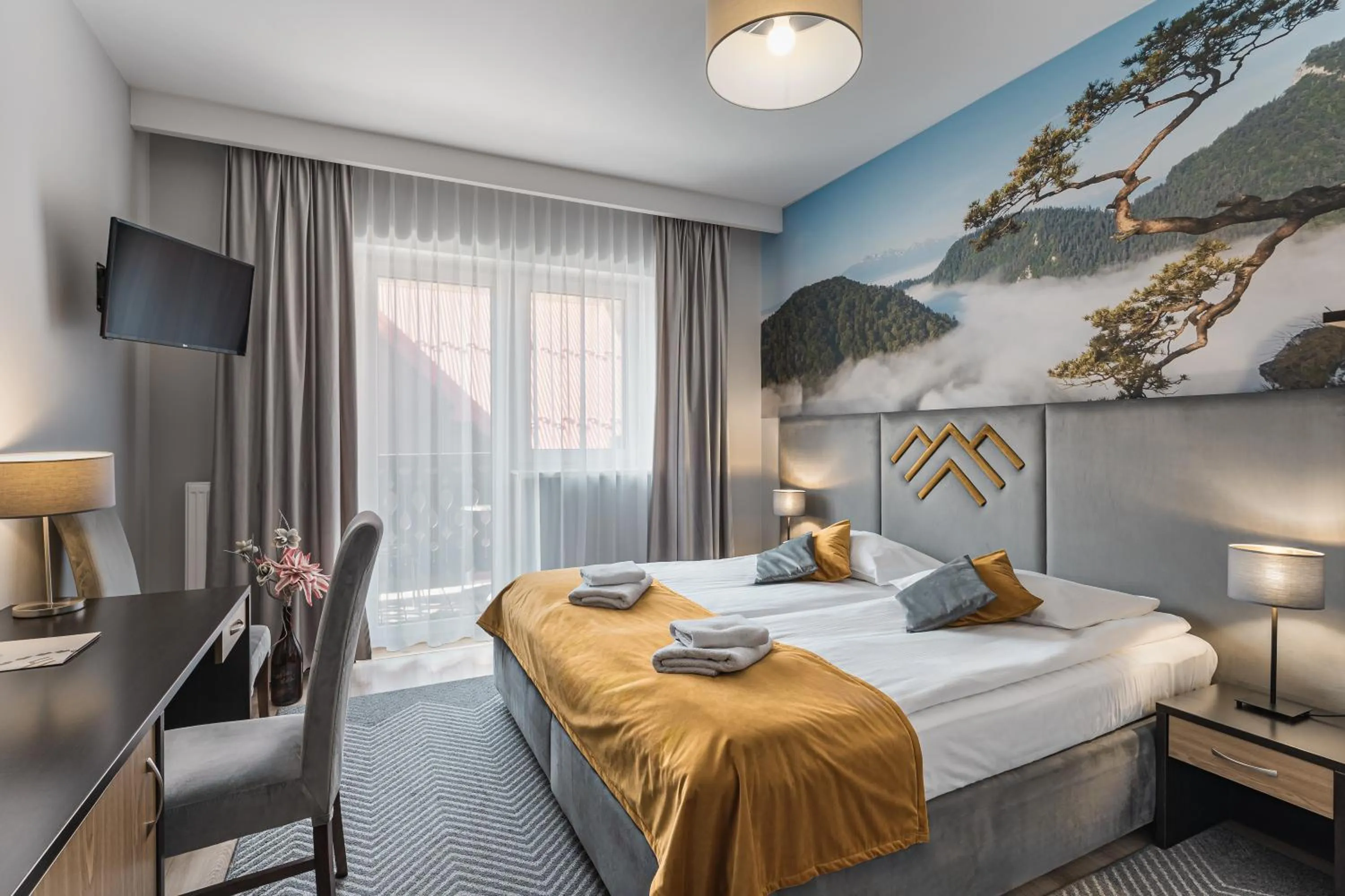 Bed in Hotel Smile Pieniny