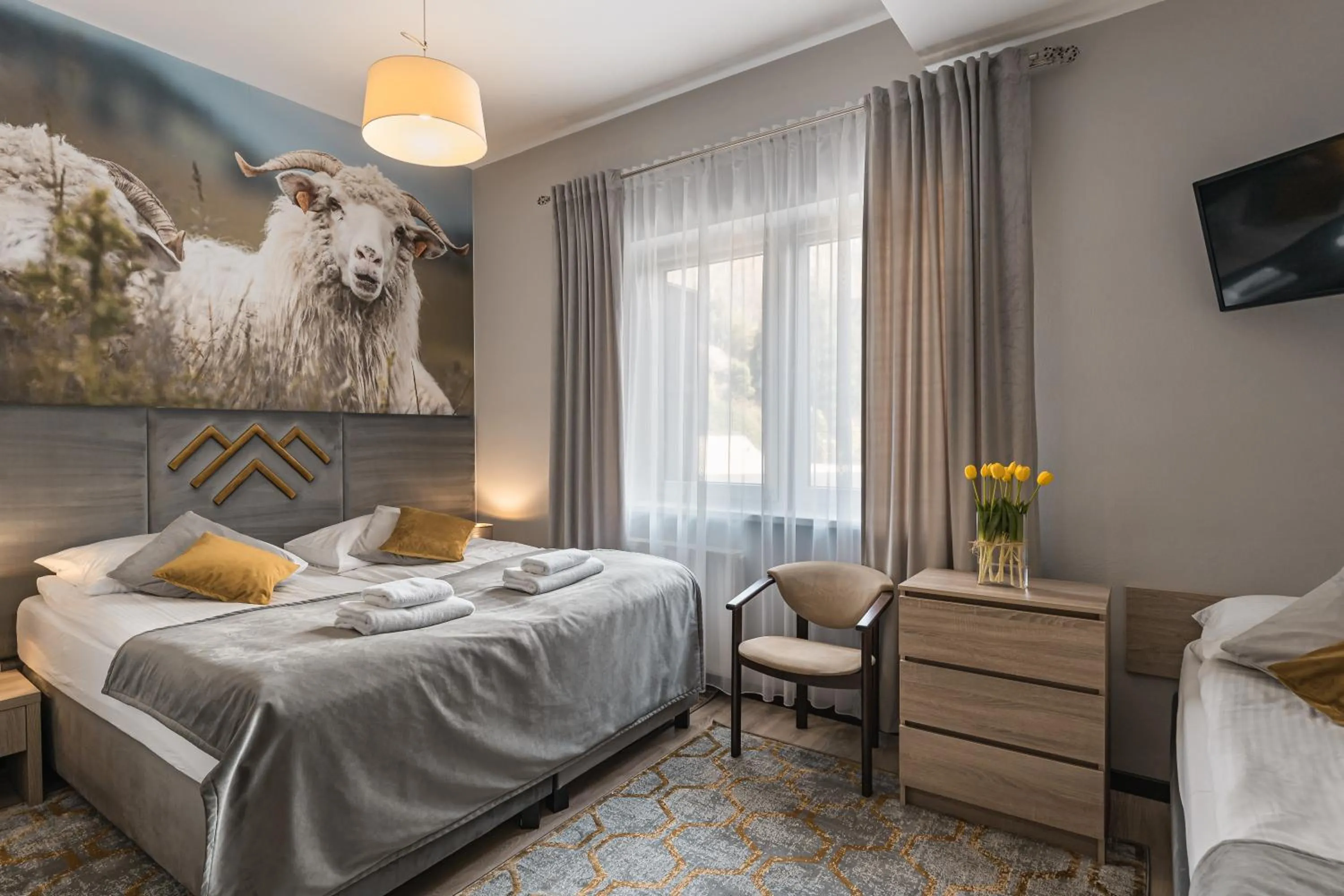 Bed in Hotel Smile Pieniny