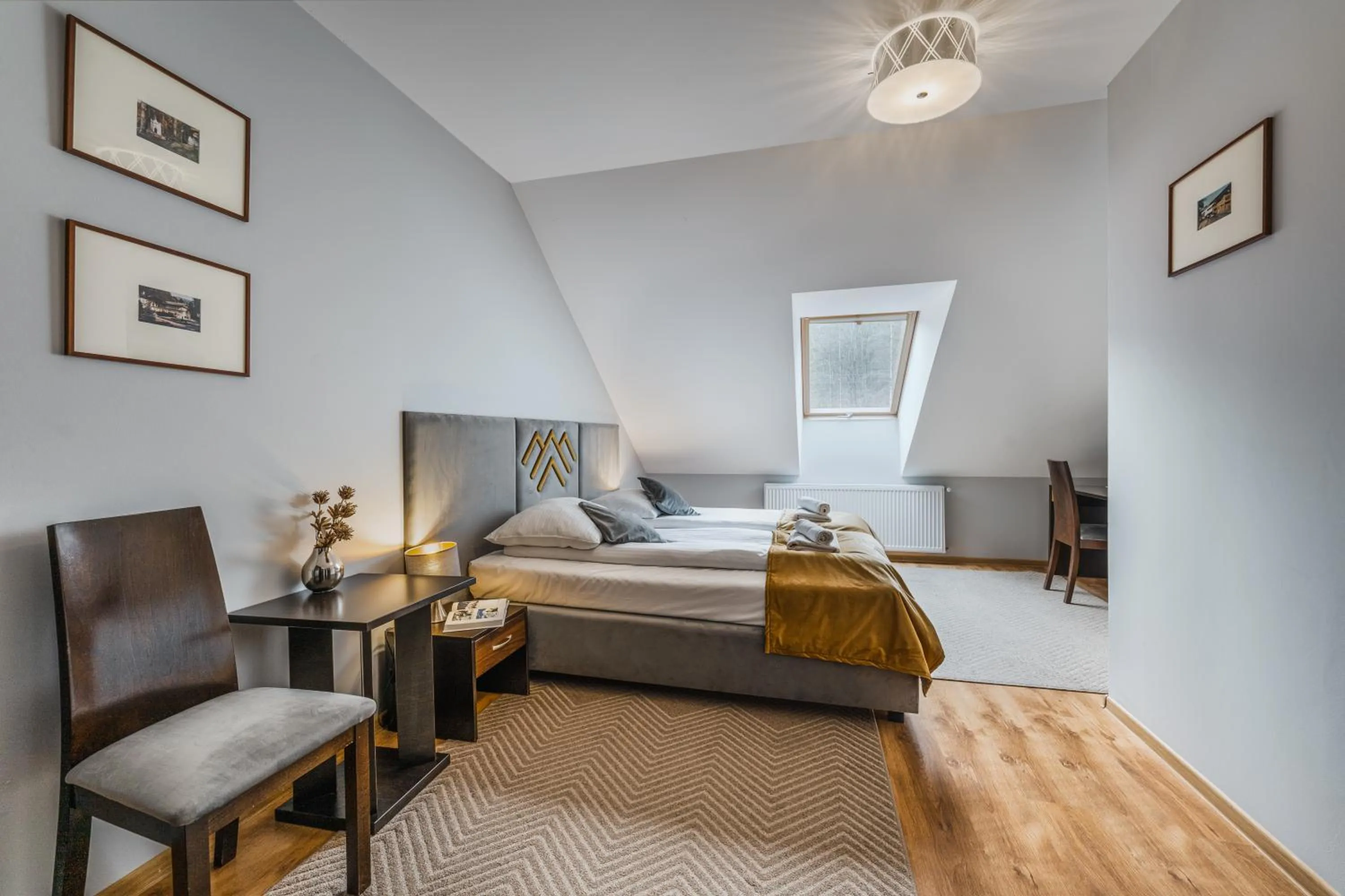 Bed in Hotel Smile Pieniny