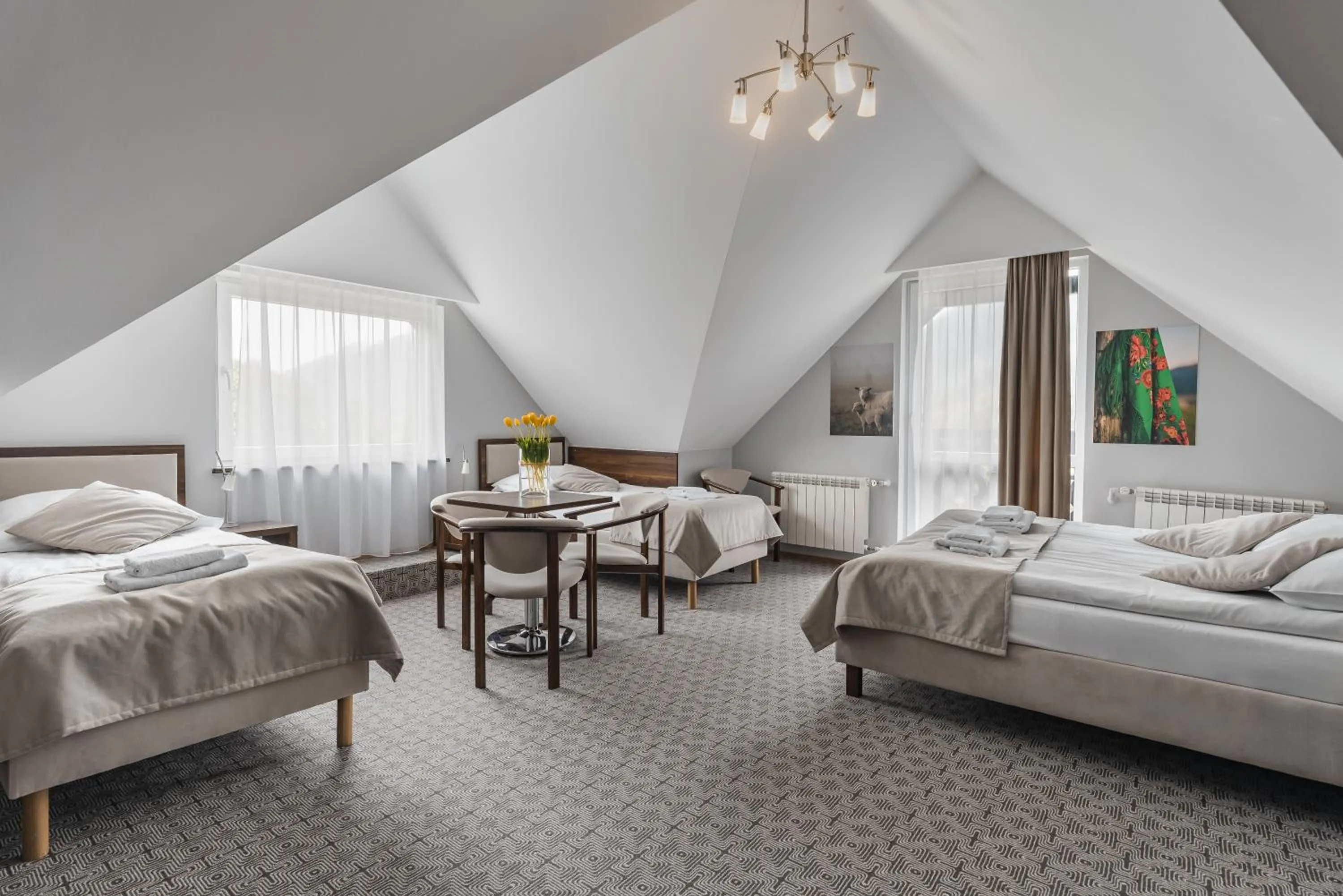 Bed in Hotel Smile Pieniny