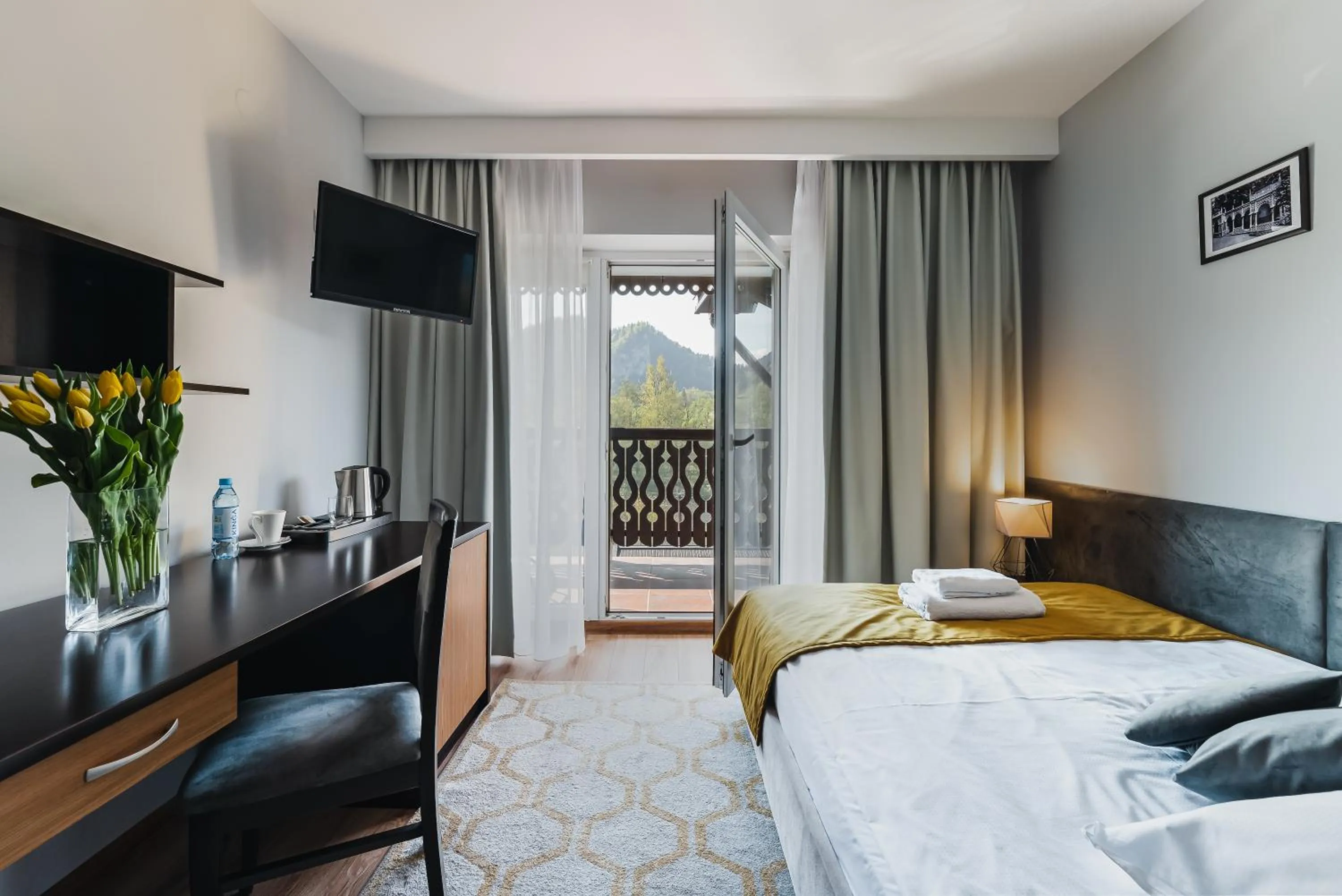 Bed in Hotel Smile Pieniny