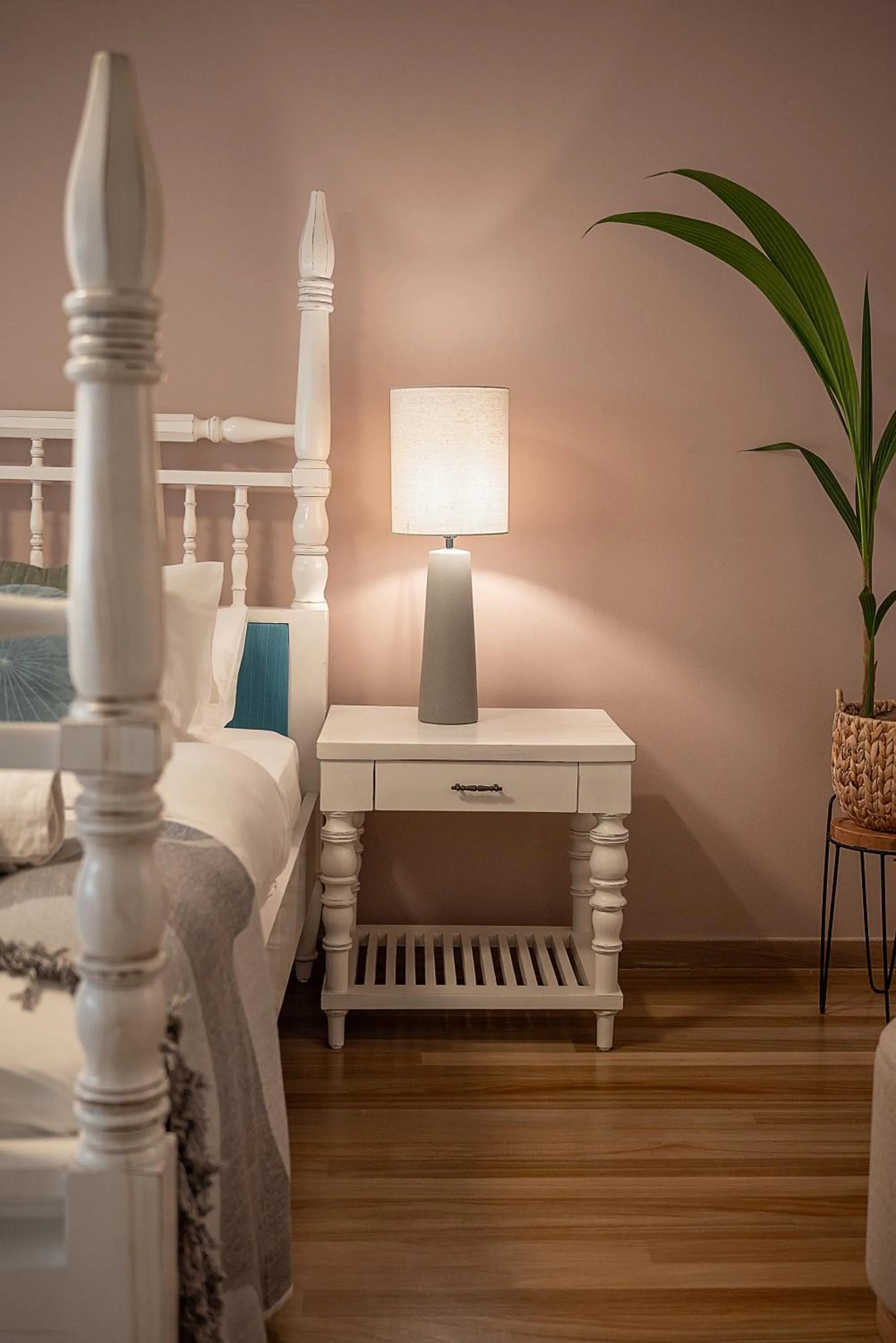 Bed in Vranas Ambiance Hotel