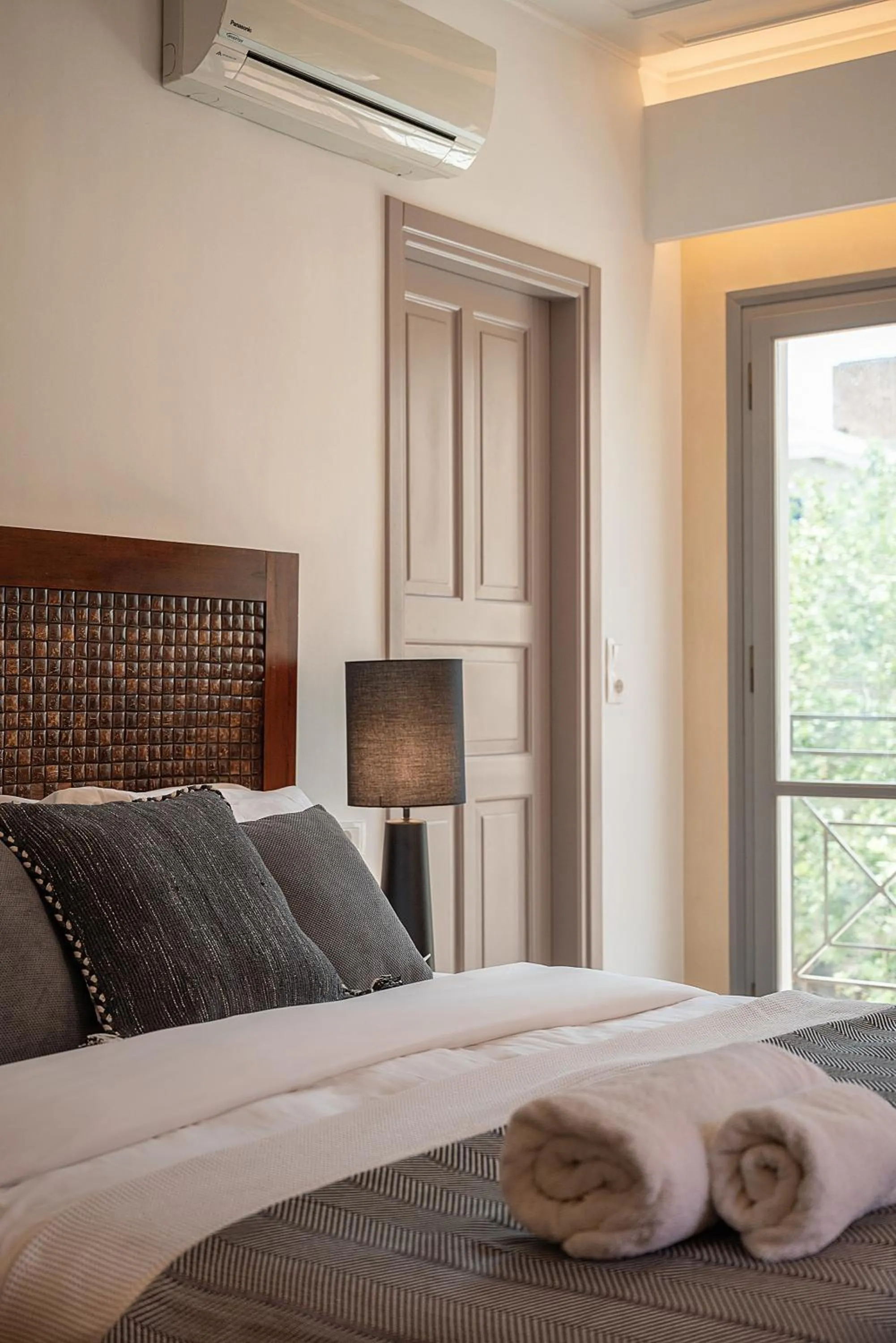 Bed in Vranas Ambiance Hotel