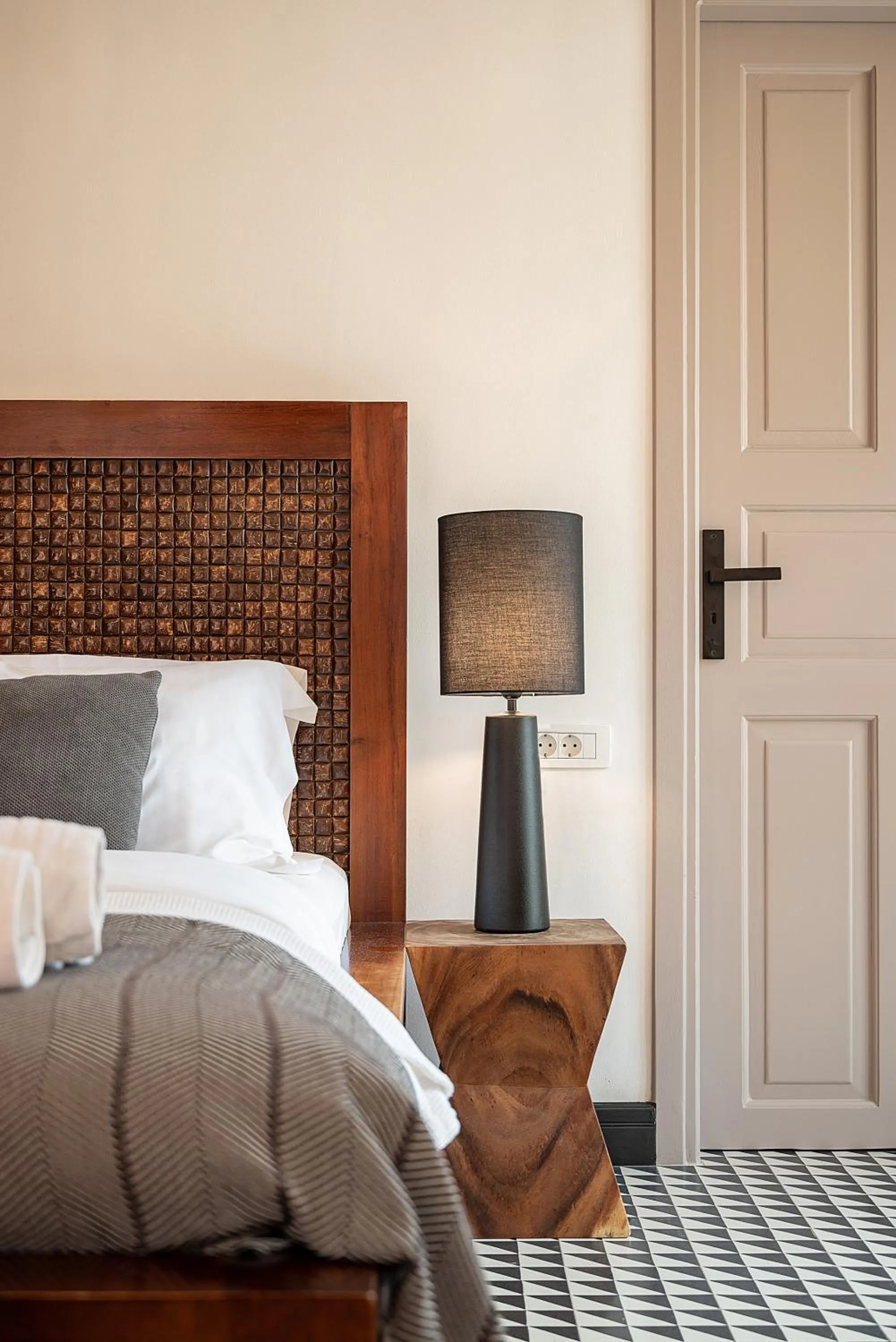 Bed in Vranas Ambiance Hotel