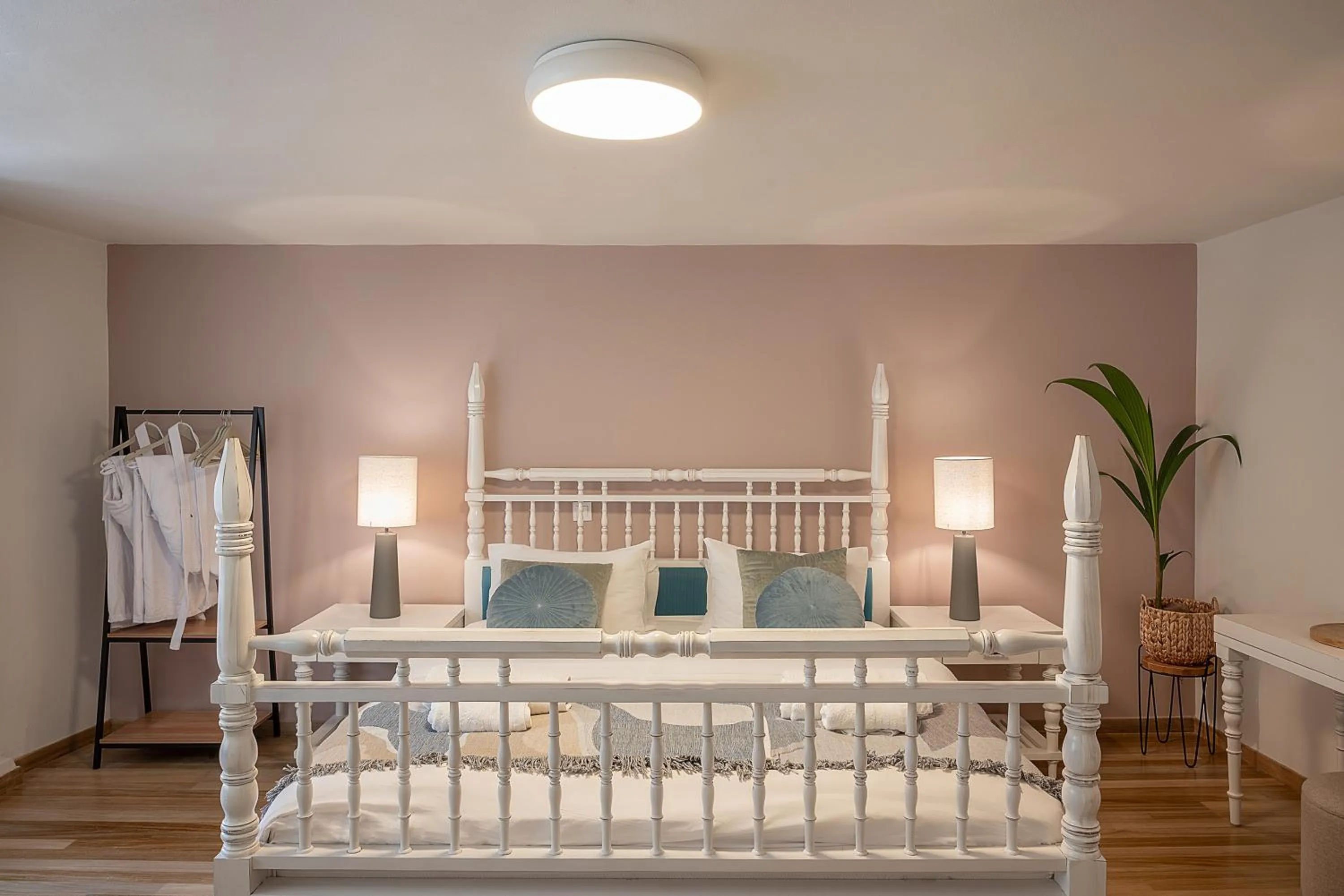 Bed in Vranas Ambiance Hotel