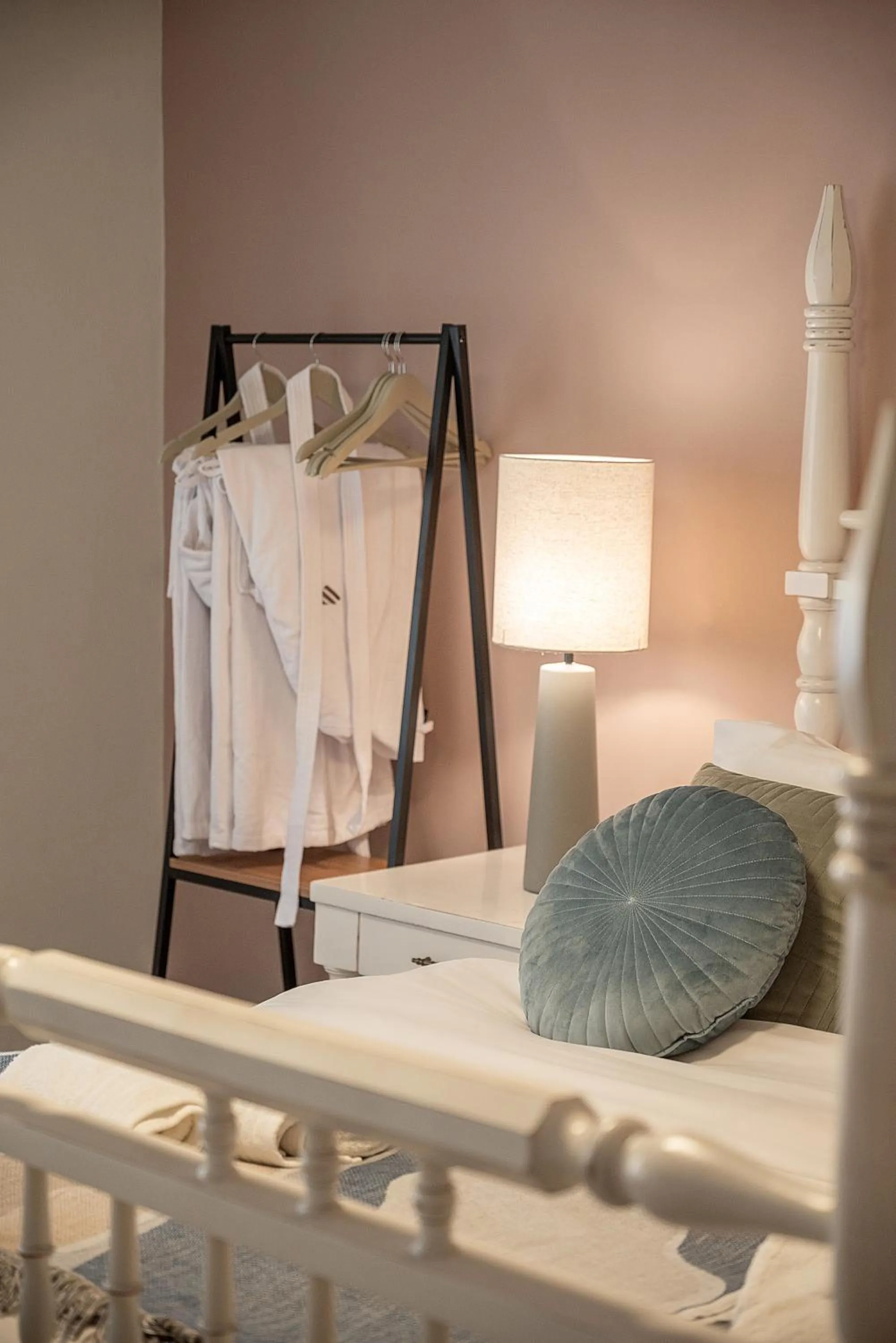 Bed in Vranas Ambiance Hotel