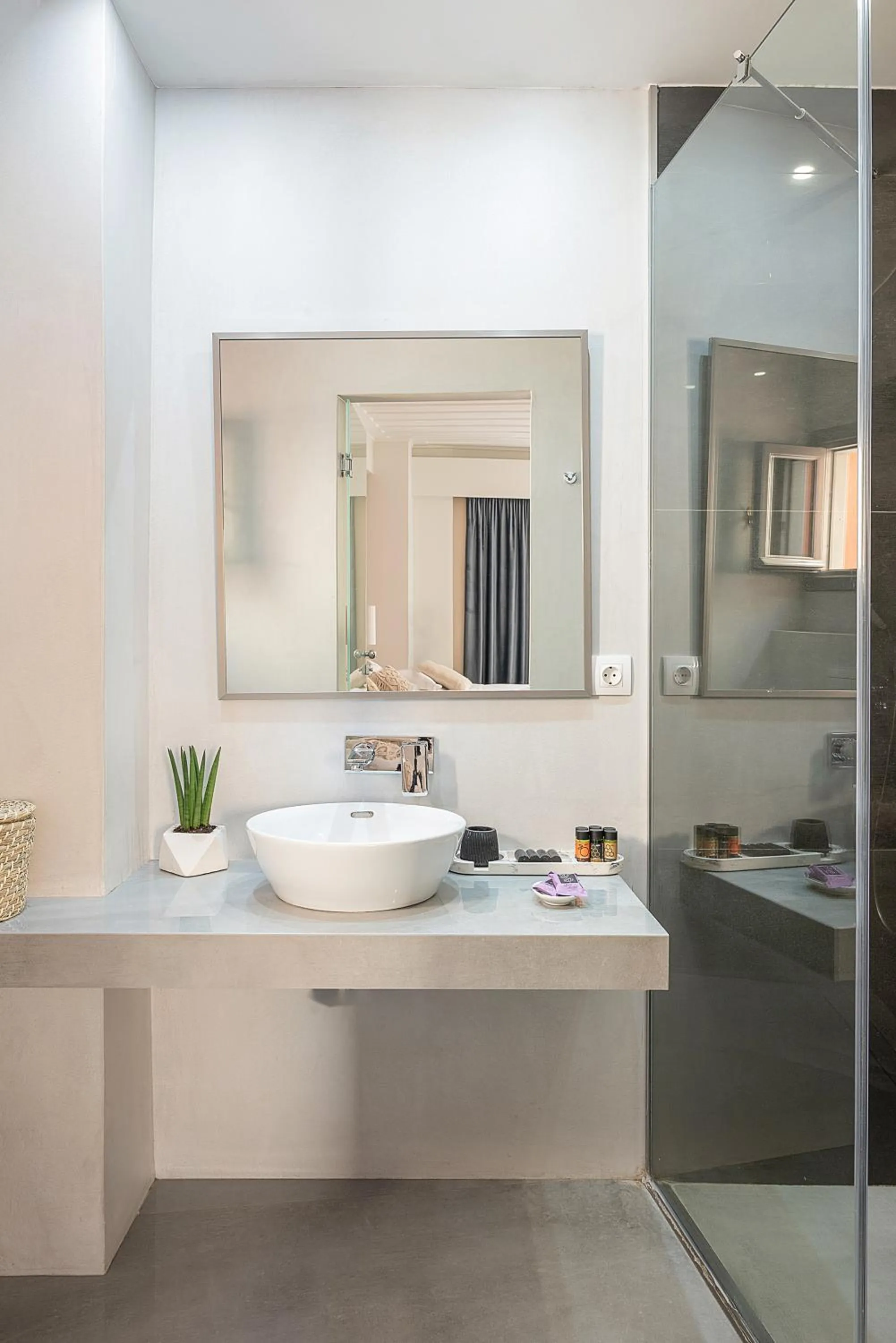 Bathroom in Vranas Ambiance Hotel