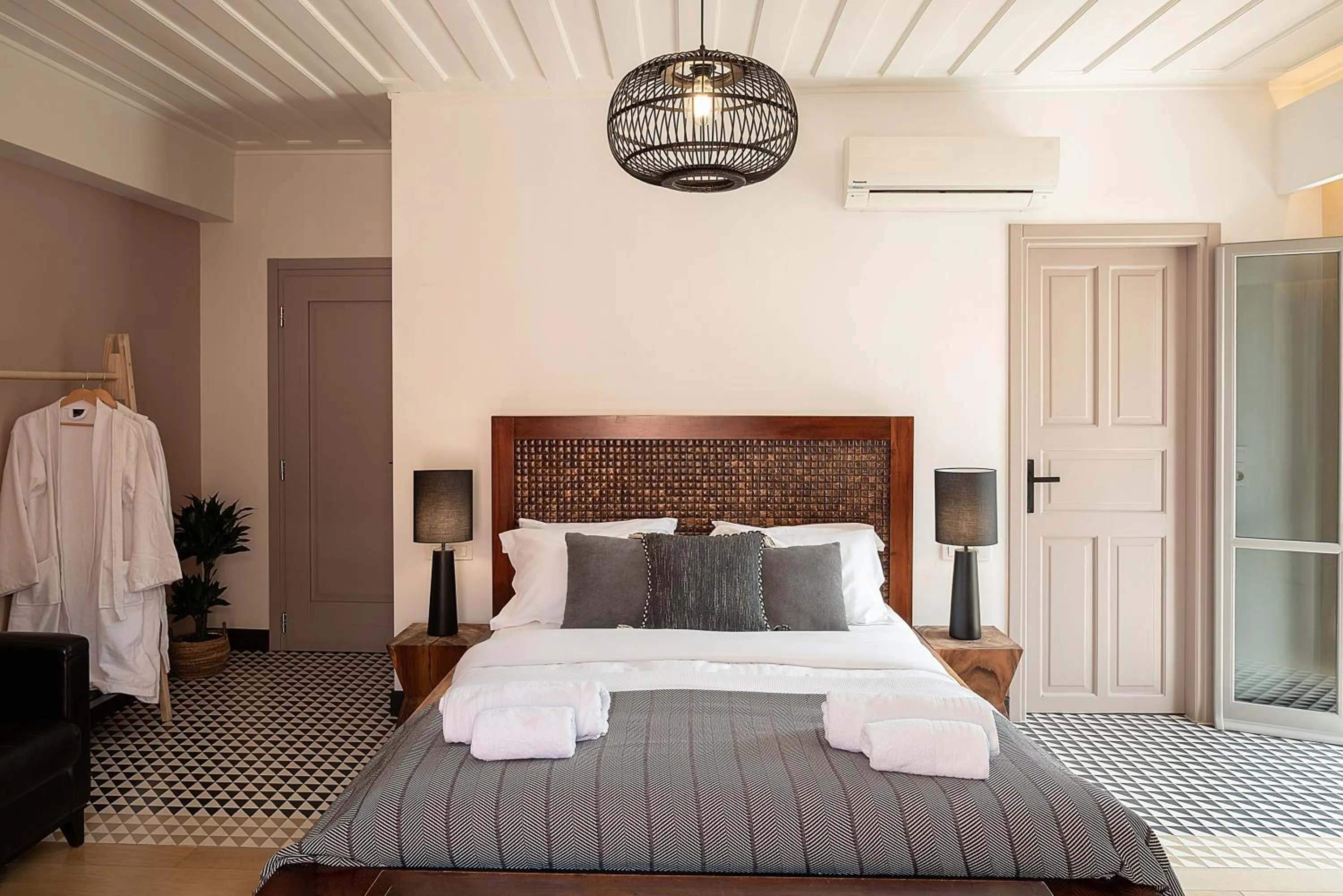 Bed in Vranas Ambiance Hotel