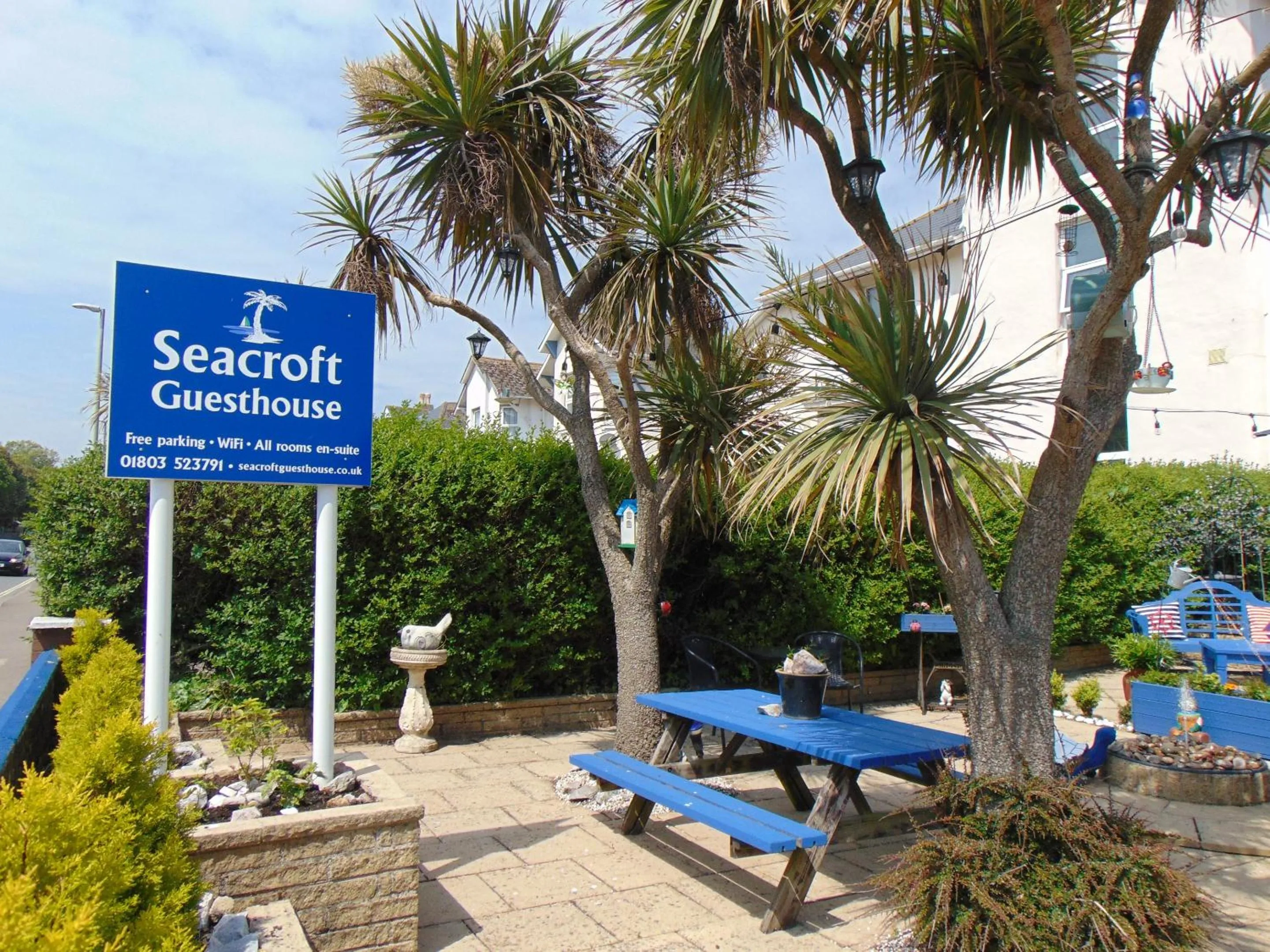 Garden in Seacroft Guest House