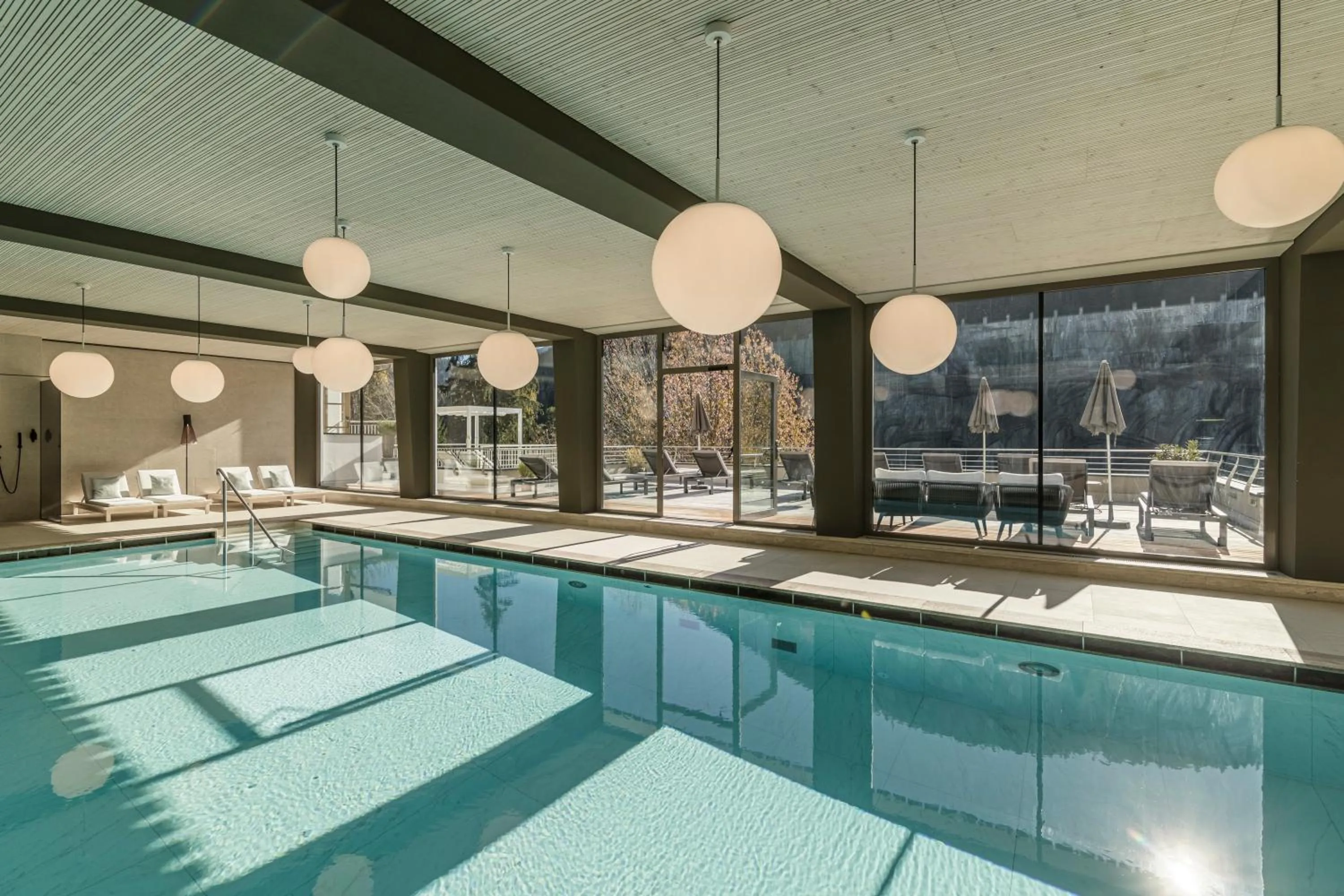 Pool view in Engel Gourmet&Spa